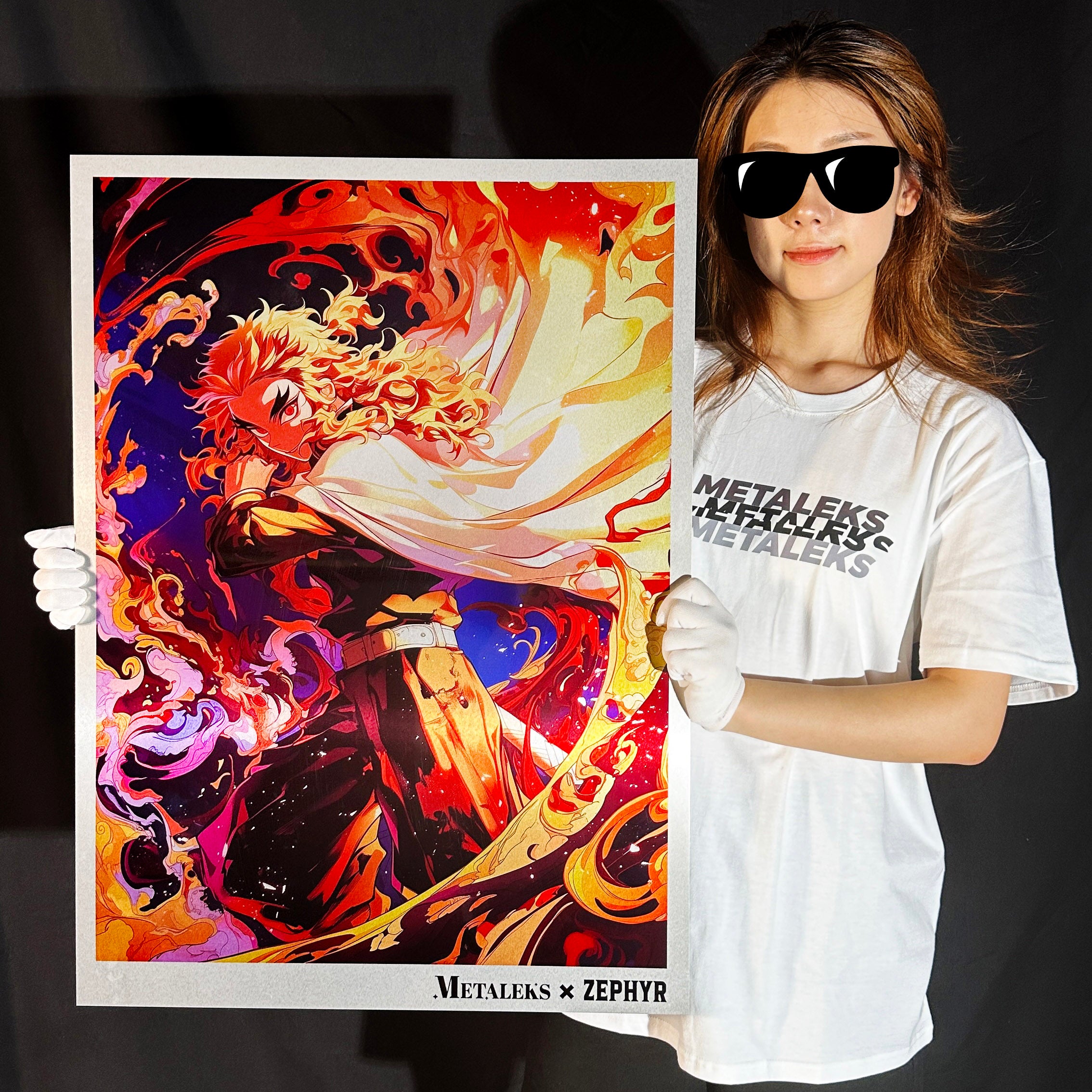 Rengoku Kyoujurou-Poster, picture, metal print,handmade | METALEKS