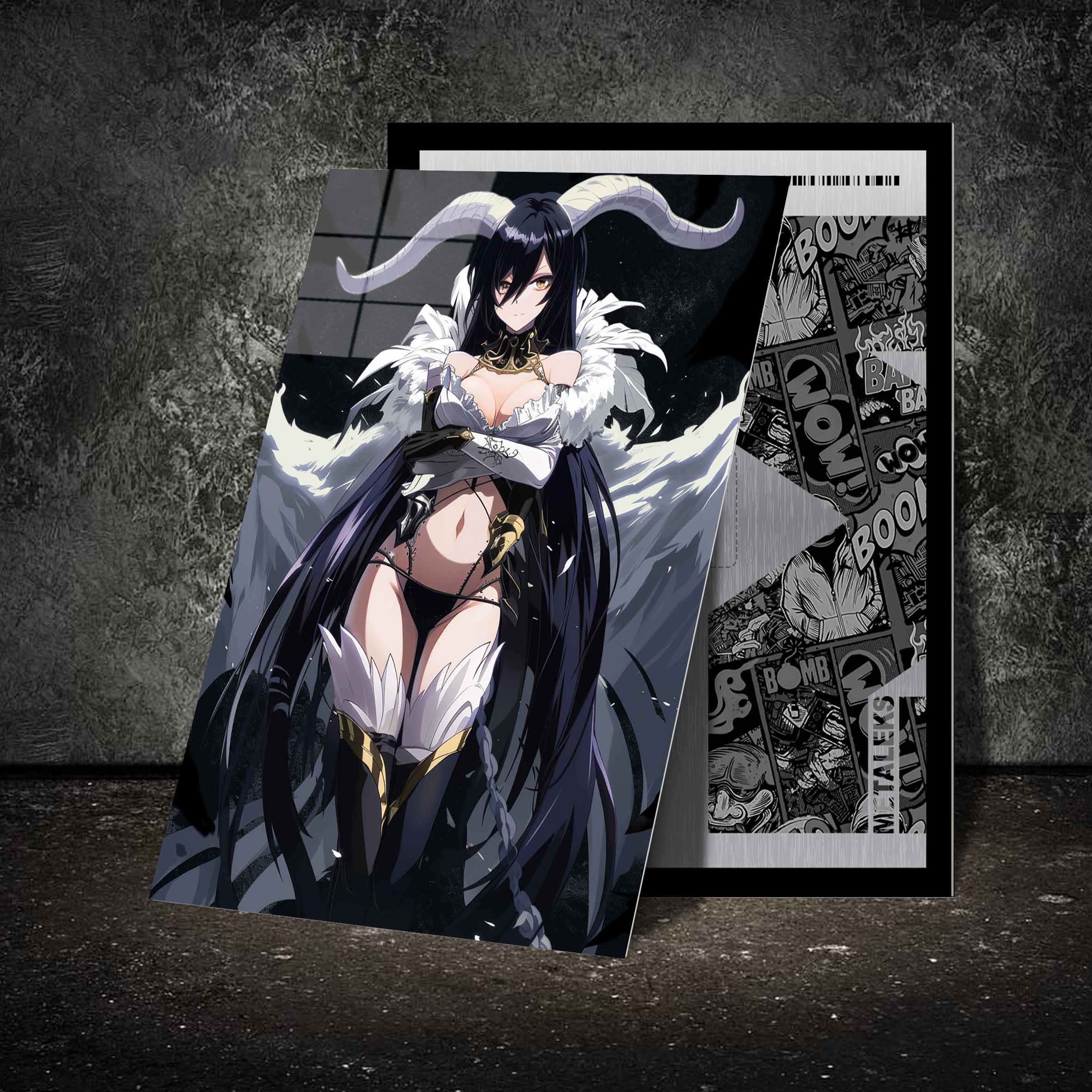 Albedo X Overlord-designed by @Pixalaxy