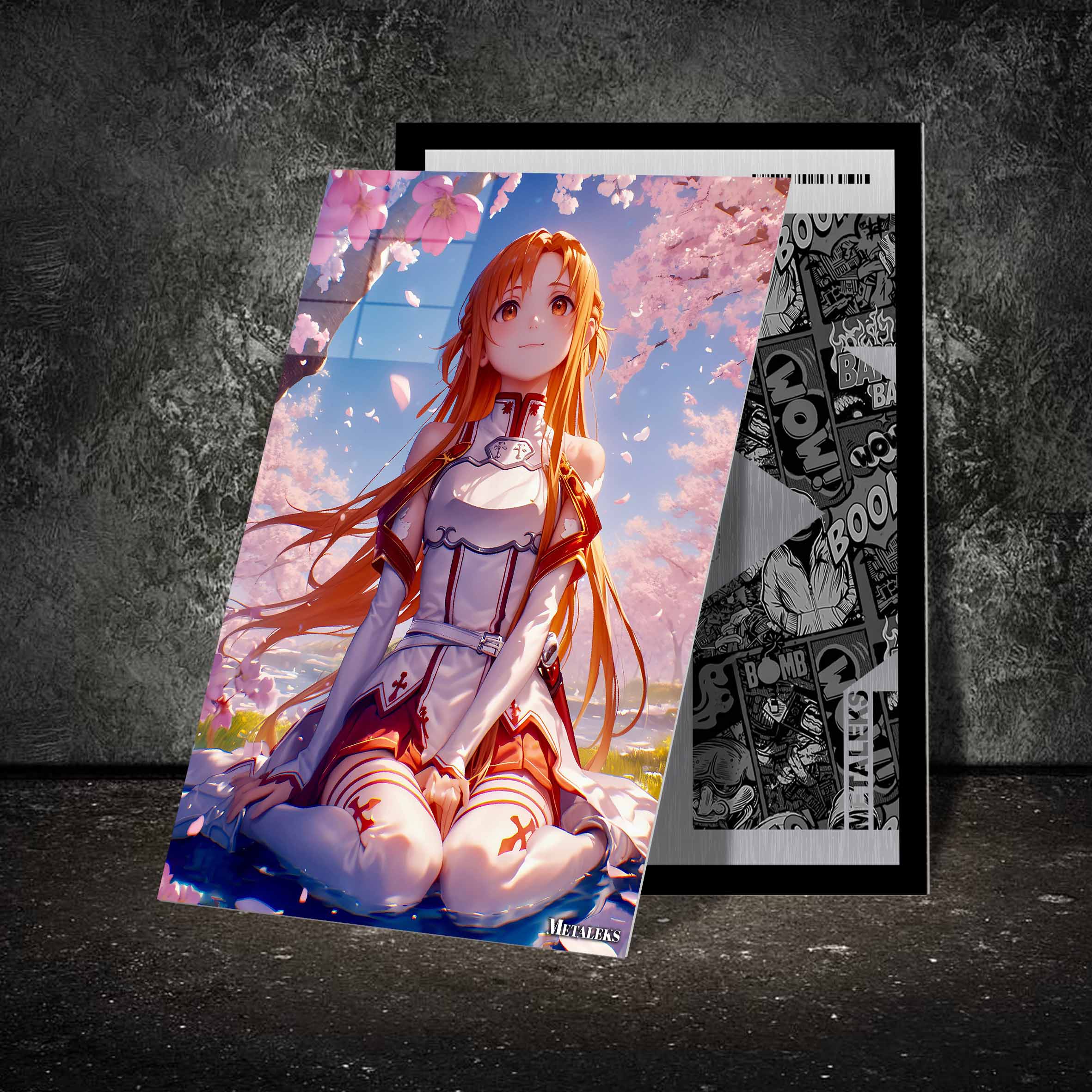 Asuna Yuuki The Beautiful - 3-Poster, picture, metal print,handmade |