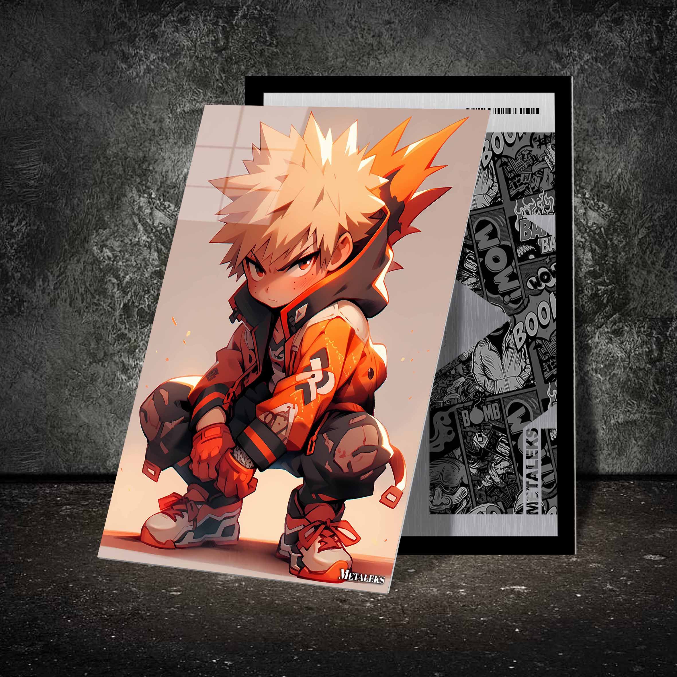 Chibi Katsuki Bakugo #4 | My Hero Academia-designed by @Swee_Tiart