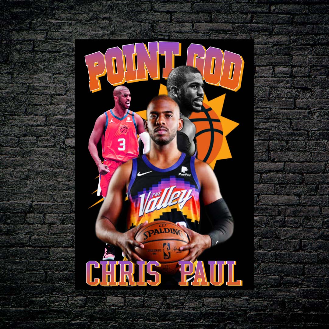 Chris Paul-designed by @My Kido Art