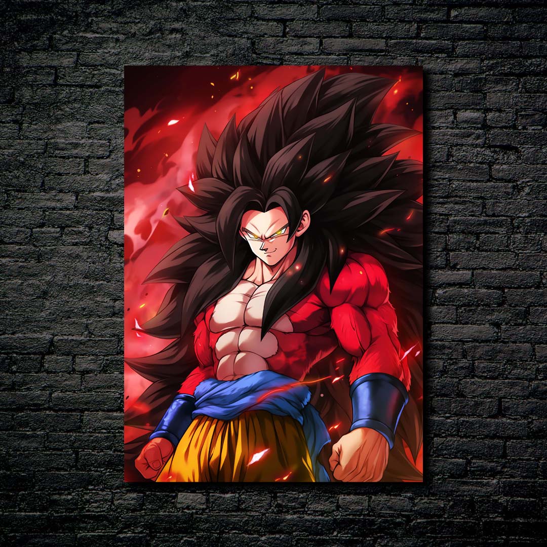 Goku - Super Saiyan 4 -Artwork by @EosVisions