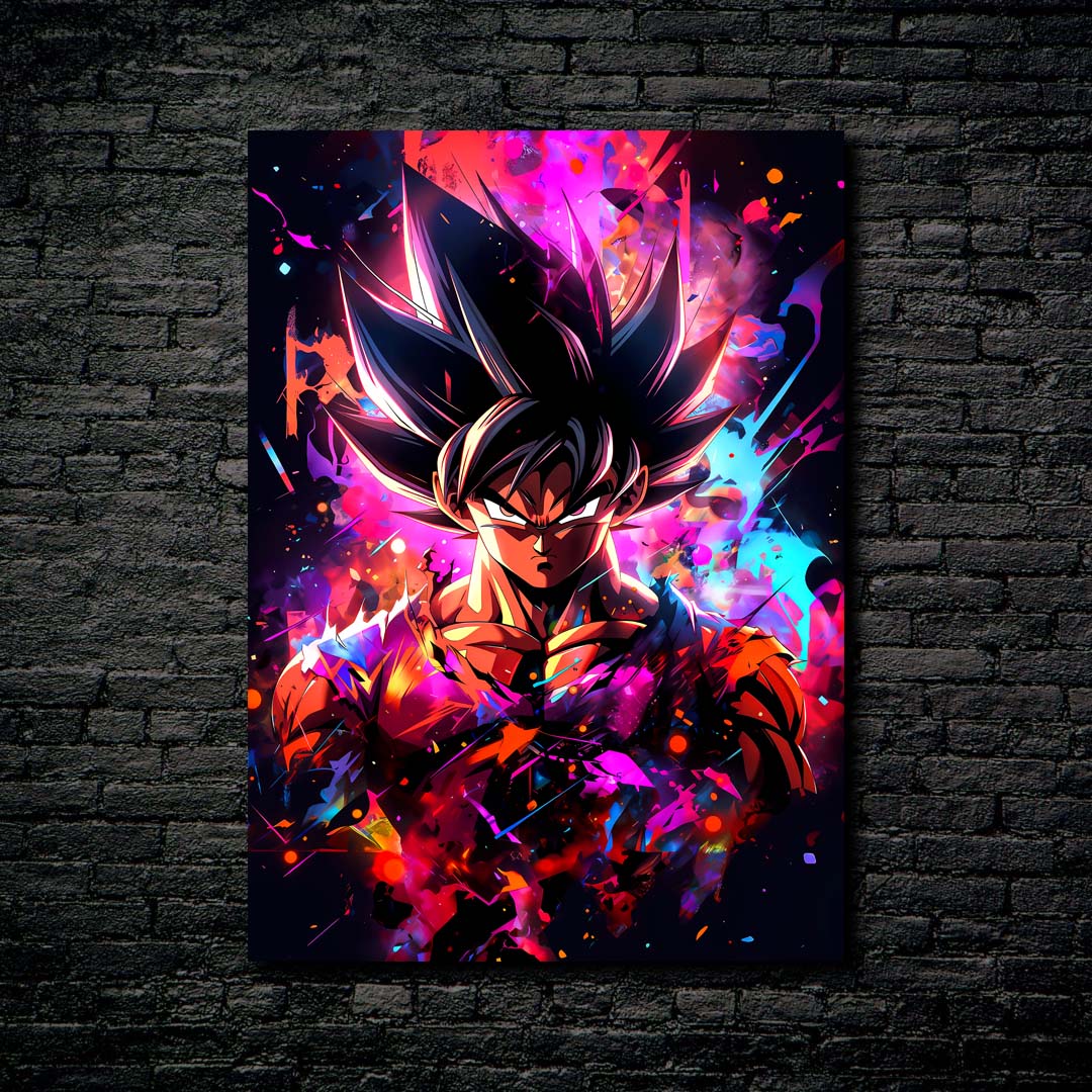 Goku Vibrant-Artwork by @Freiart_mjr