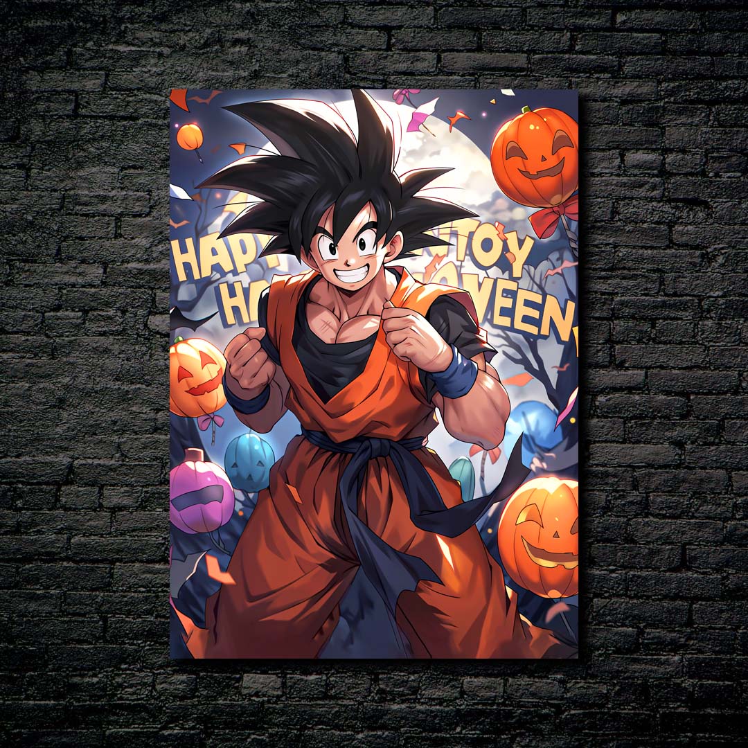 FARM CELEBRATION HALLOWEEN GOKU LR INT : VEGETA SUPER STRIKE GOKU