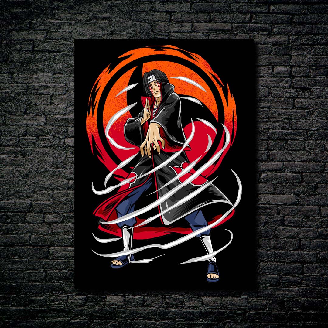 Itachi Uchiha Anime-designed by @adamkhabibi