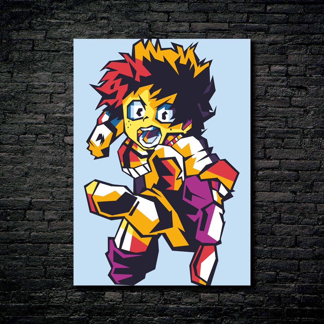 My Hero Academia: Deku Colorful Pop Art - Anime Painting Set in 2023