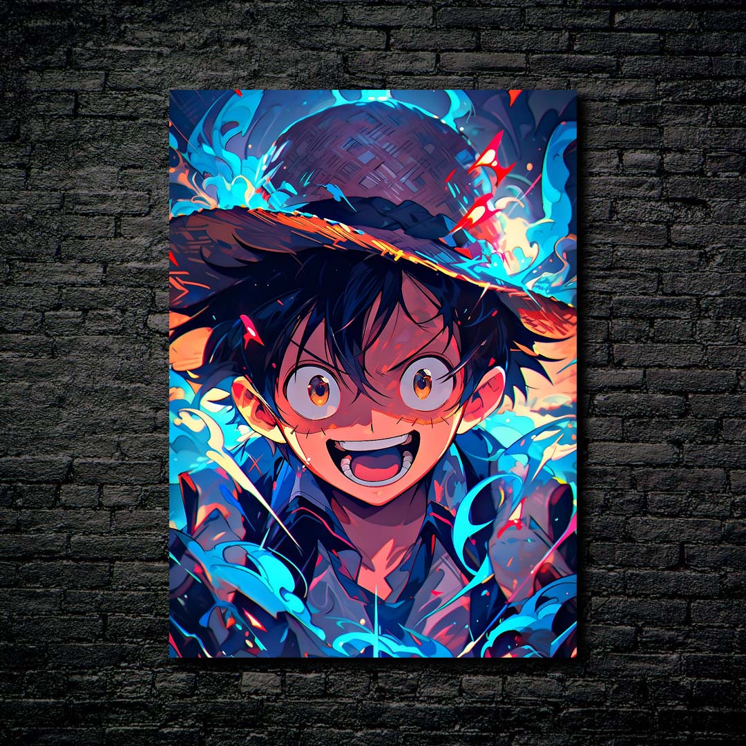 Monkey D luffy from one piece-Artwork by @Vid_M@tion