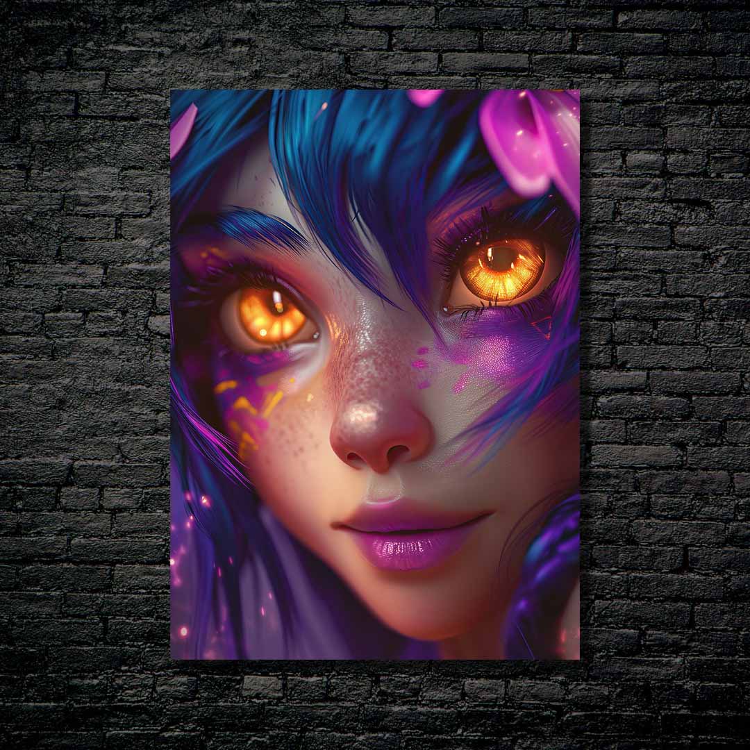 Neeko ConceptArt From League of legends 2-Poster, picture, metal