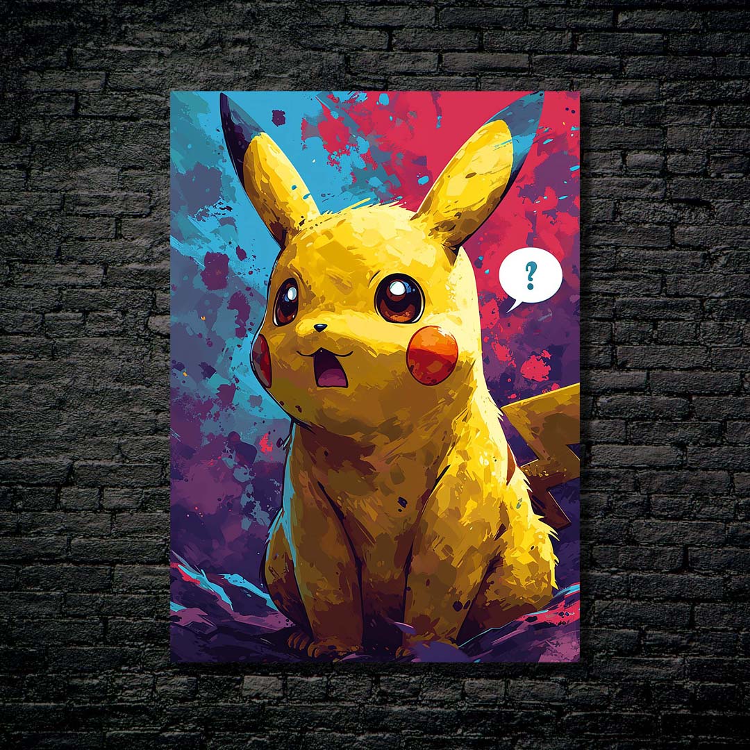 Tableau photo Pokémon Pikachu illustration