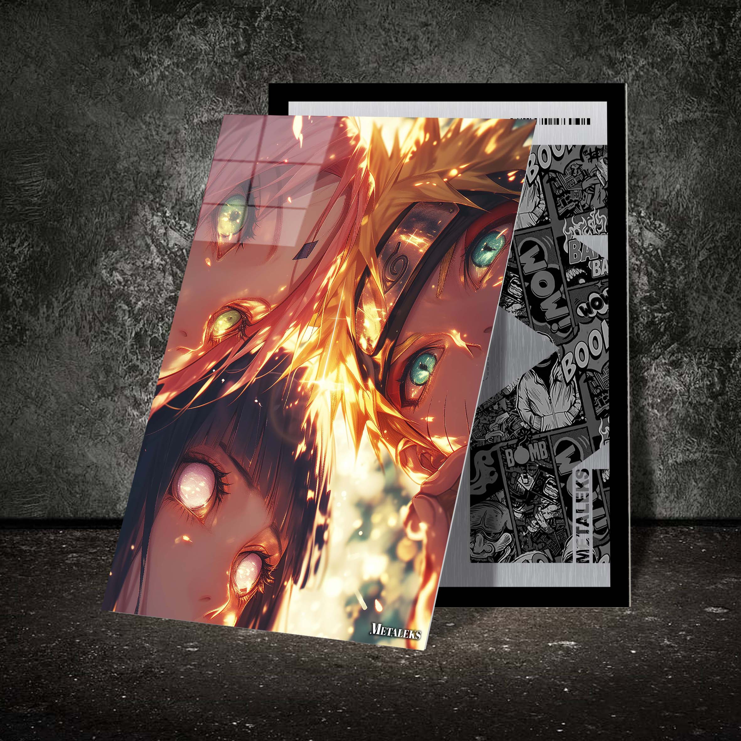 Sakura Hinata and Naruto-Poster, picture, metal print,handmade |