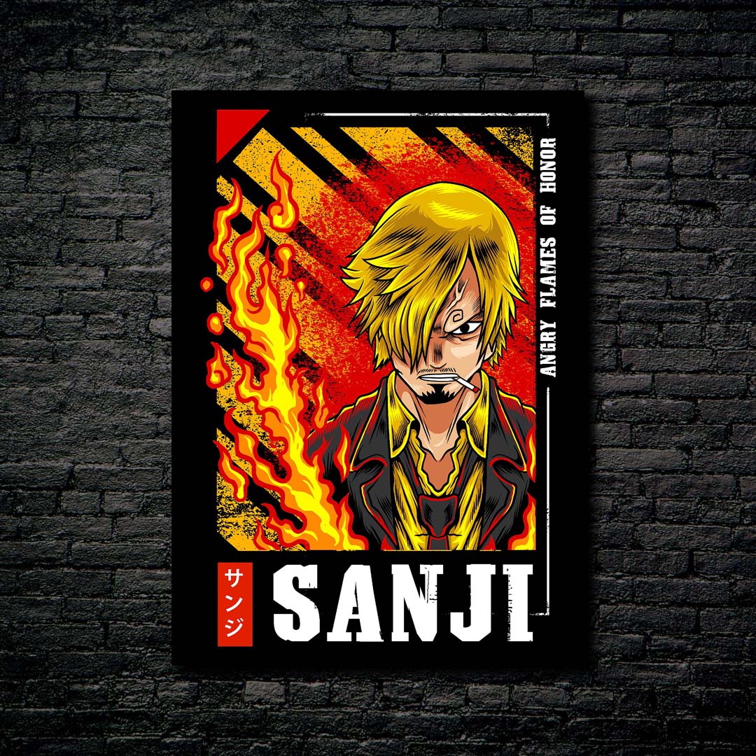 Sanji Vinsmoke Anime-designed by @adamkhabibi