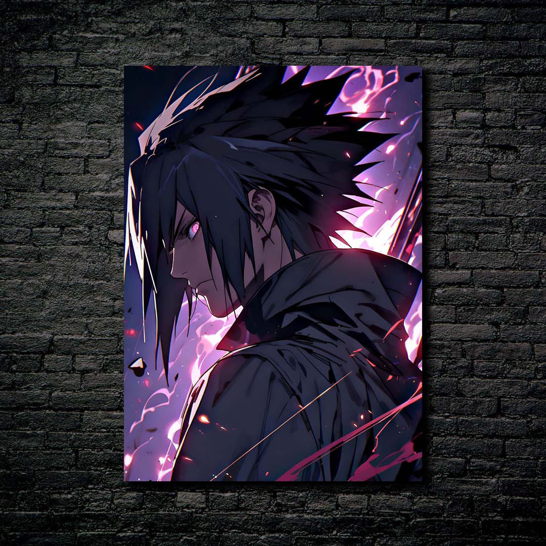 Sasuke Uchiha from Naruto Shippuden anime -designed by @Vid_M@tion