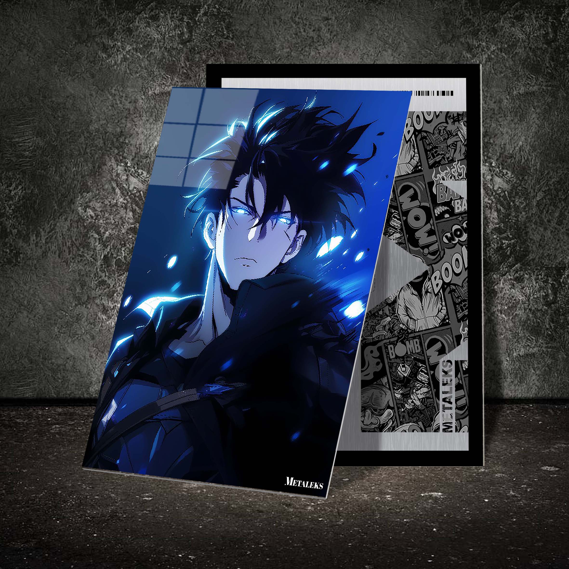 Sung jin woo from solo leveling anime-Poster, picture, metal