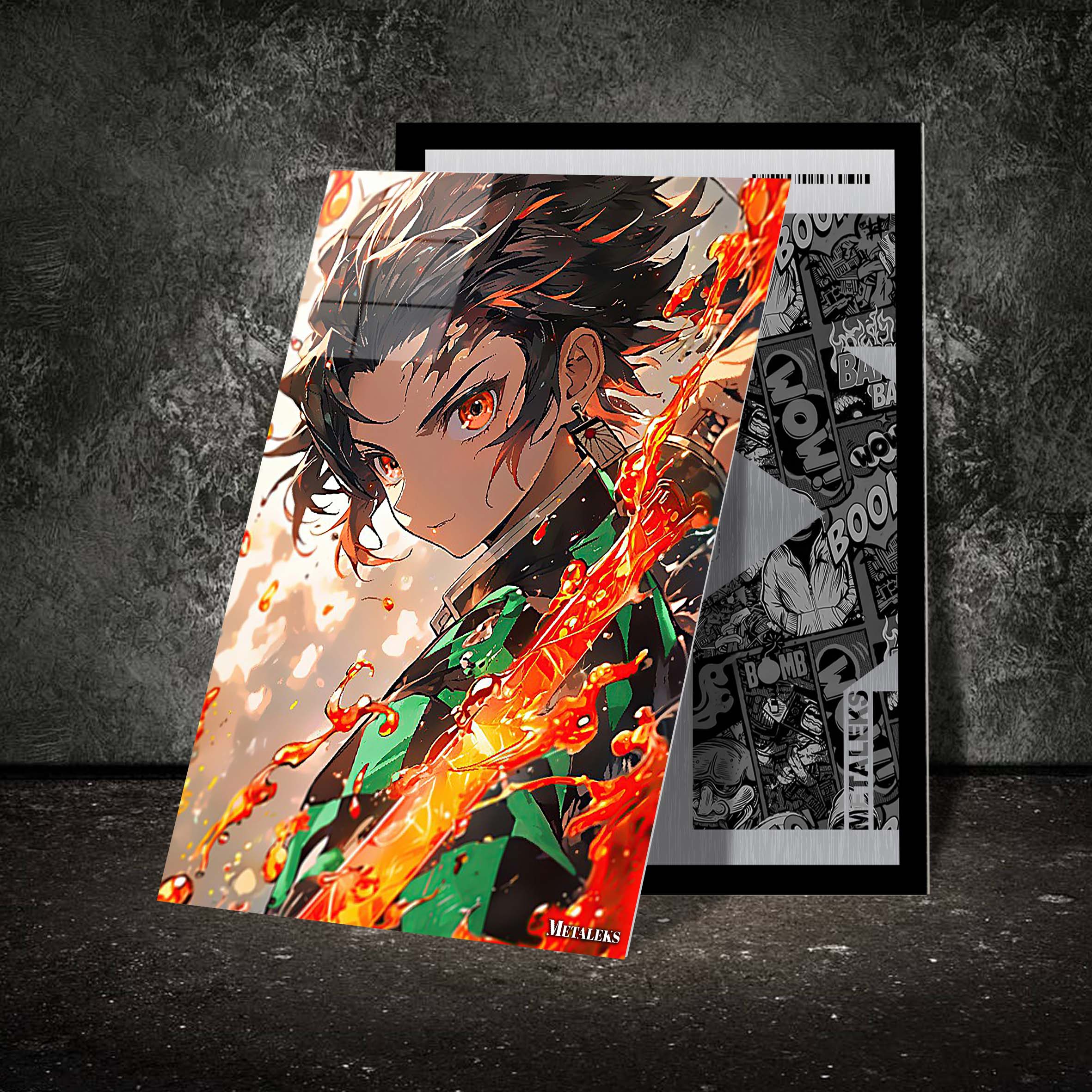 Tanjiro Komado - Demon Slayer-Poster, picture, metal print,handmade |