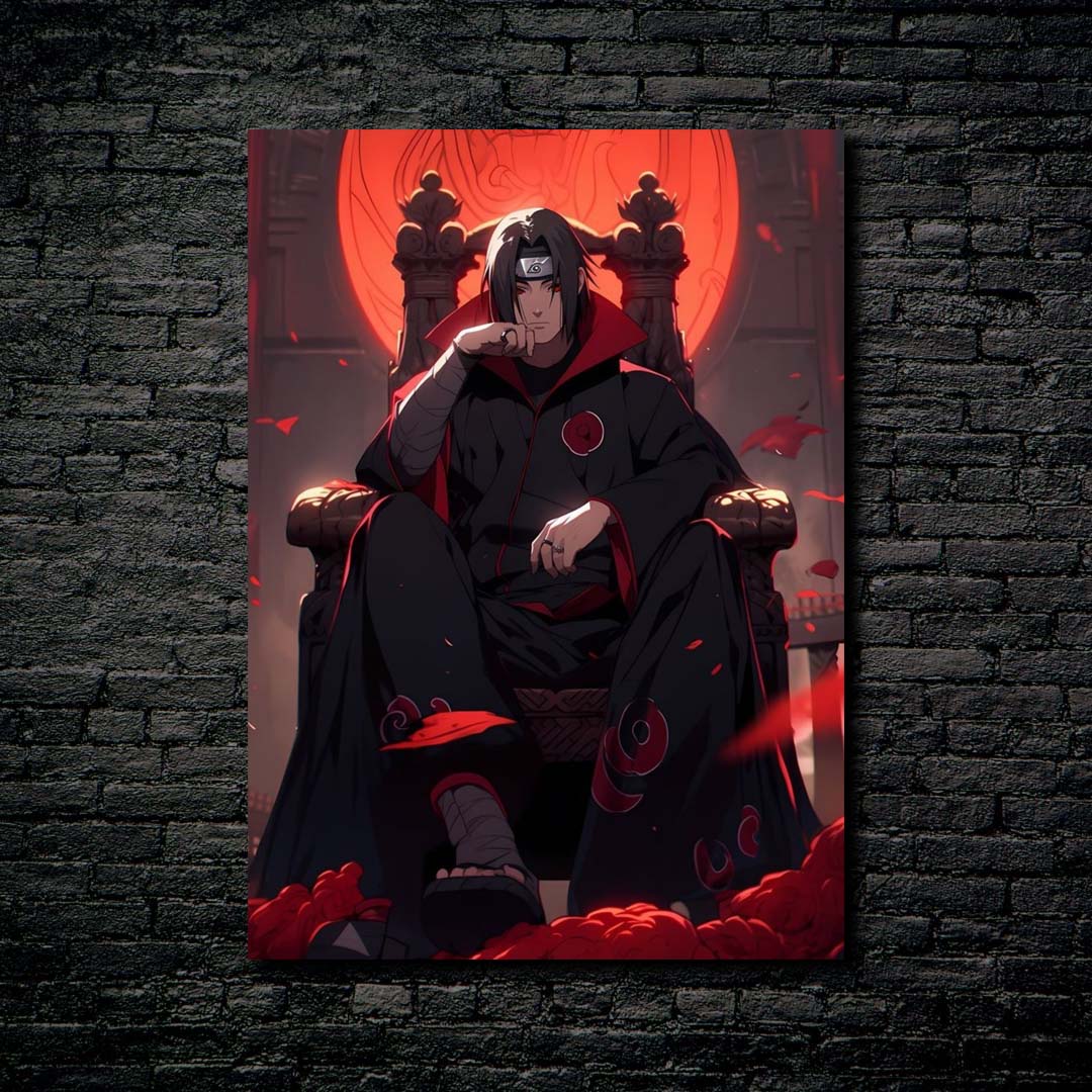 Uchiha Itachi Akatsuki -designed by @Pus Meong art