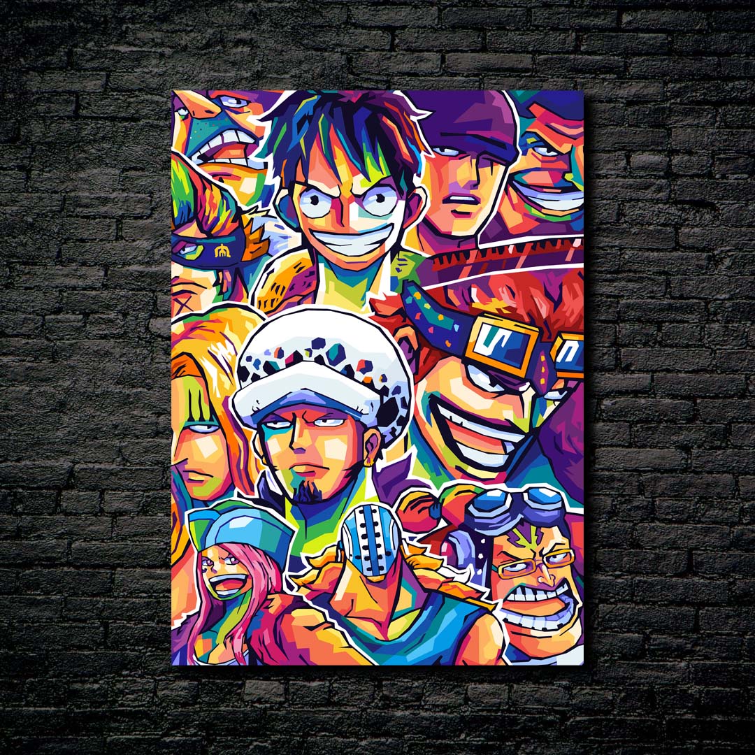 One Piece Manga Painting The Worst Generation 5 pieces