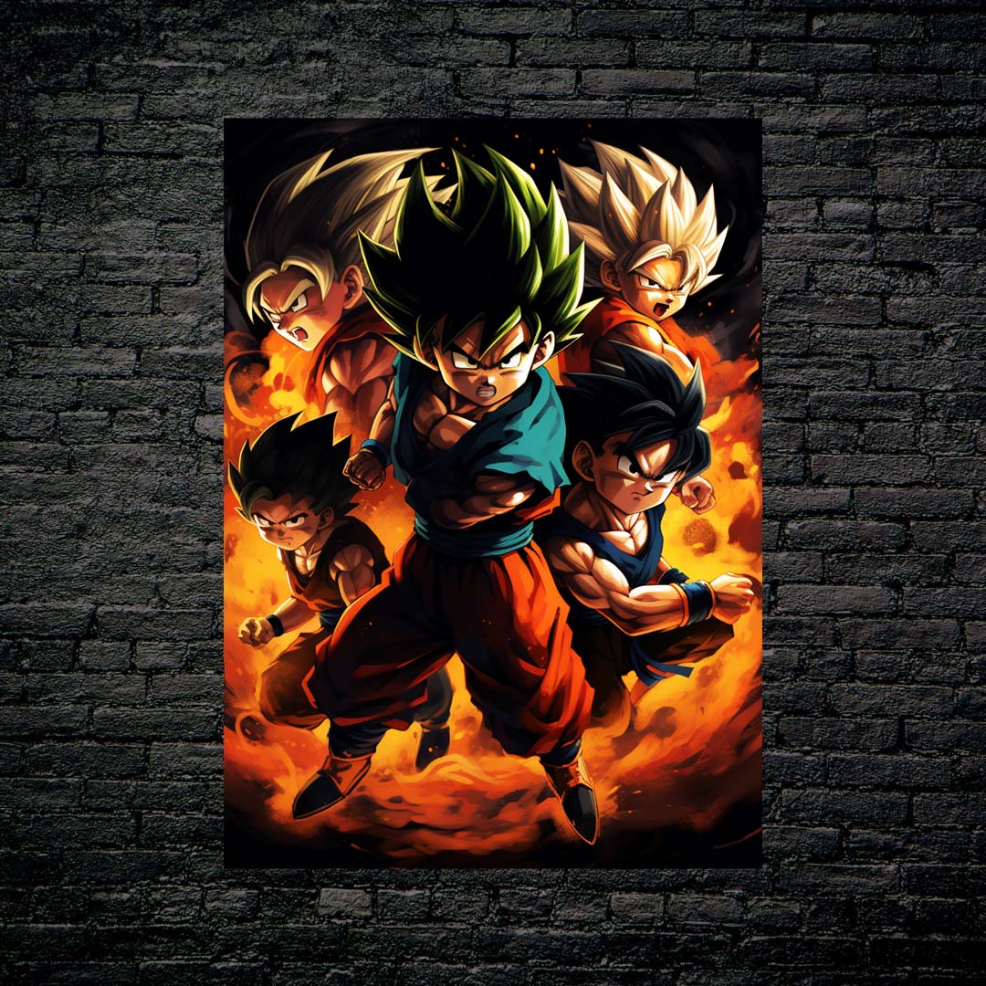 Dragon Ball - Set de posters Dragon Ball Super - Goku & Friends