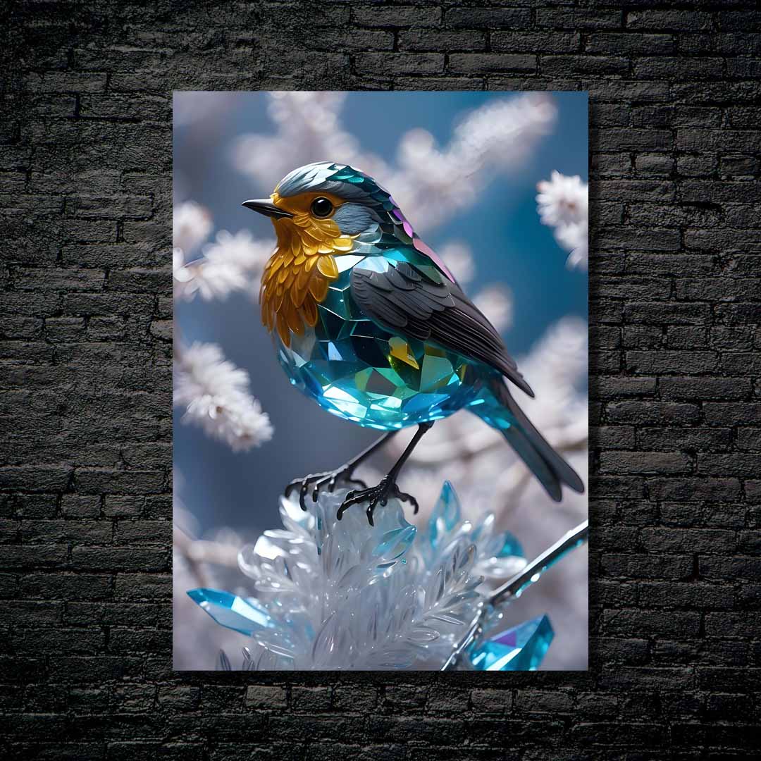 little crystal bird-Artwork by @Beat Art