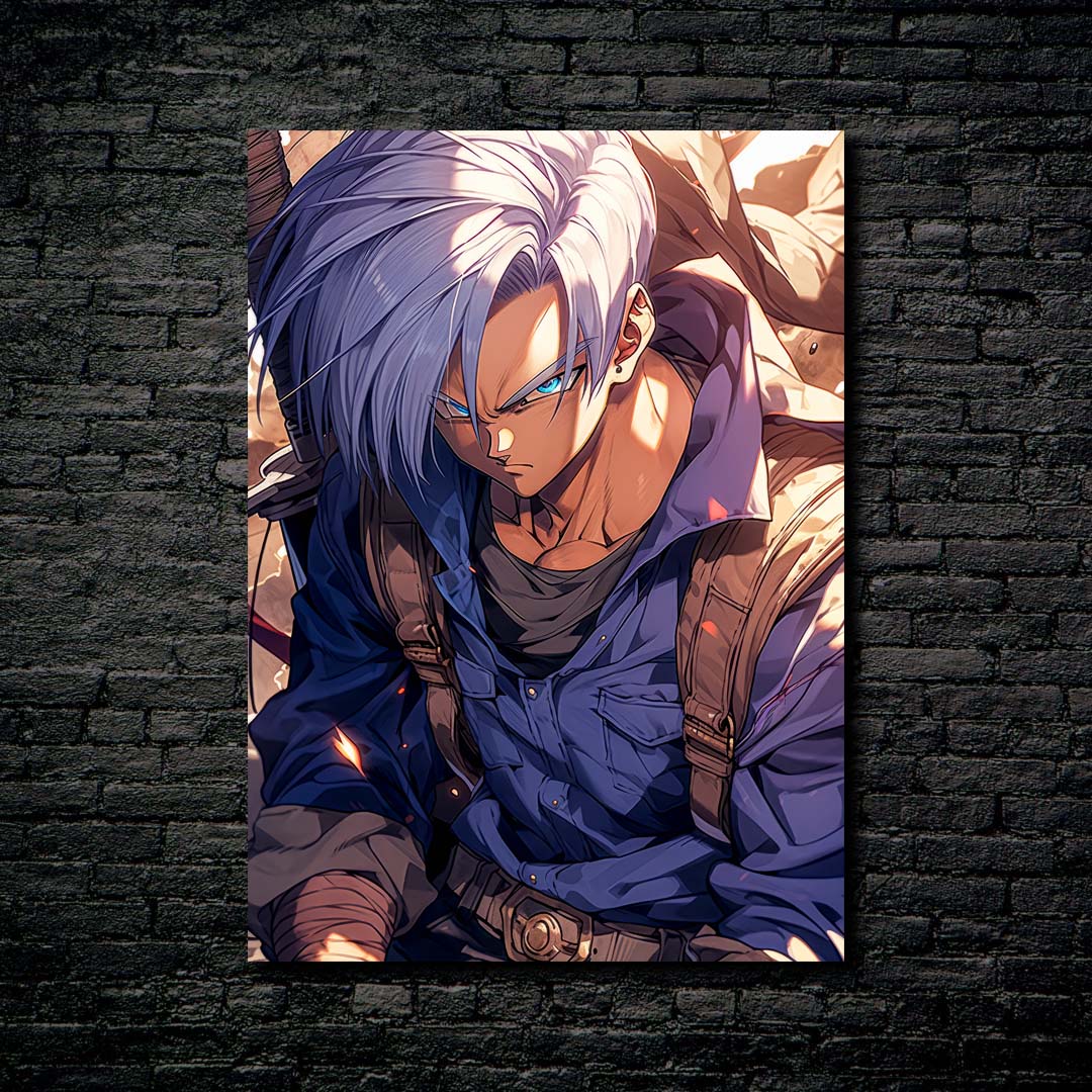 Future Trunks Dragon Ball Fine Art Anime Poster for Sale by