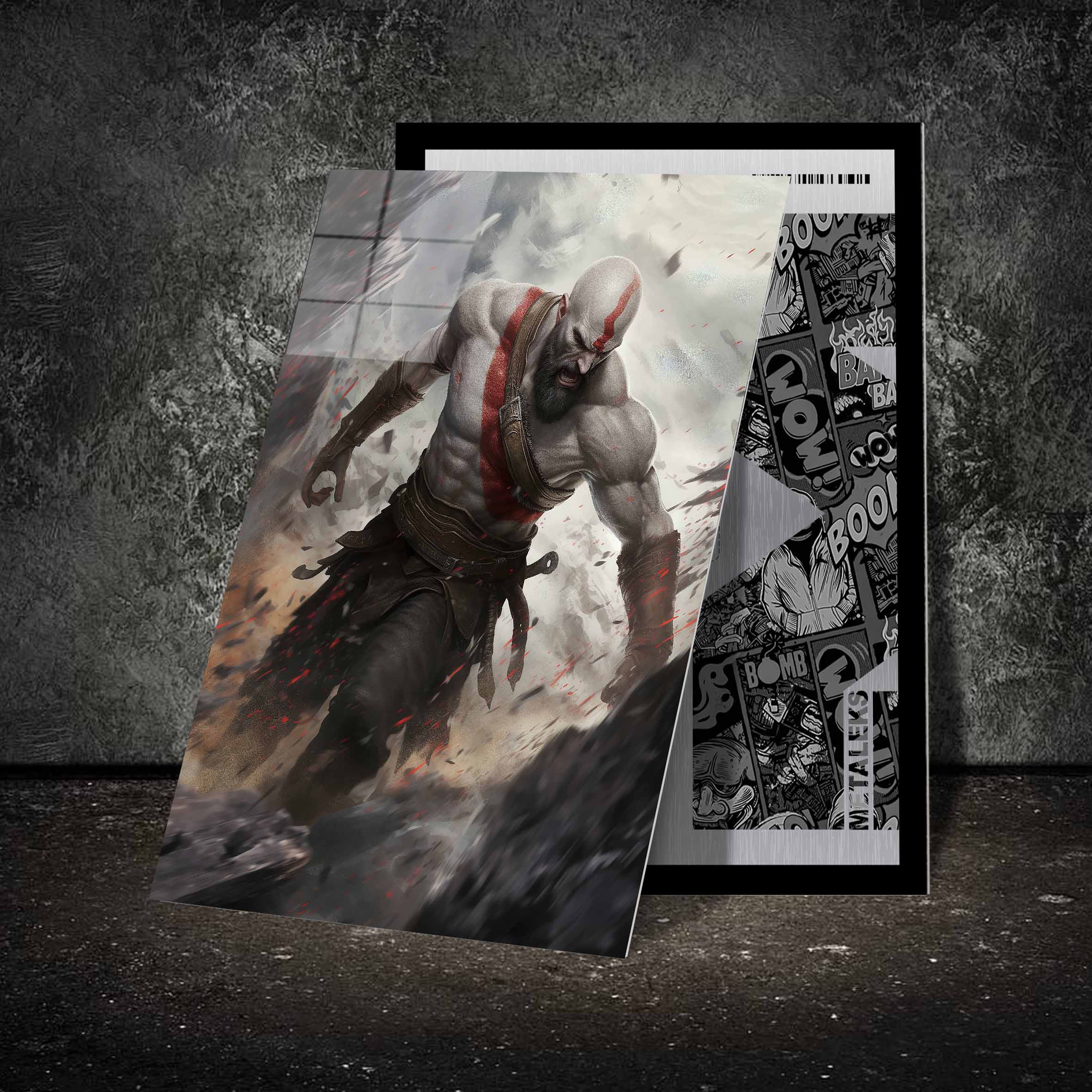 Kratos God of War game -designed by @WATON CORET