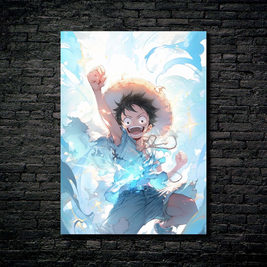 #024 One Piece _ One Piece! I'm settled!! Luffy-Artwork by @Link.WallPaper
