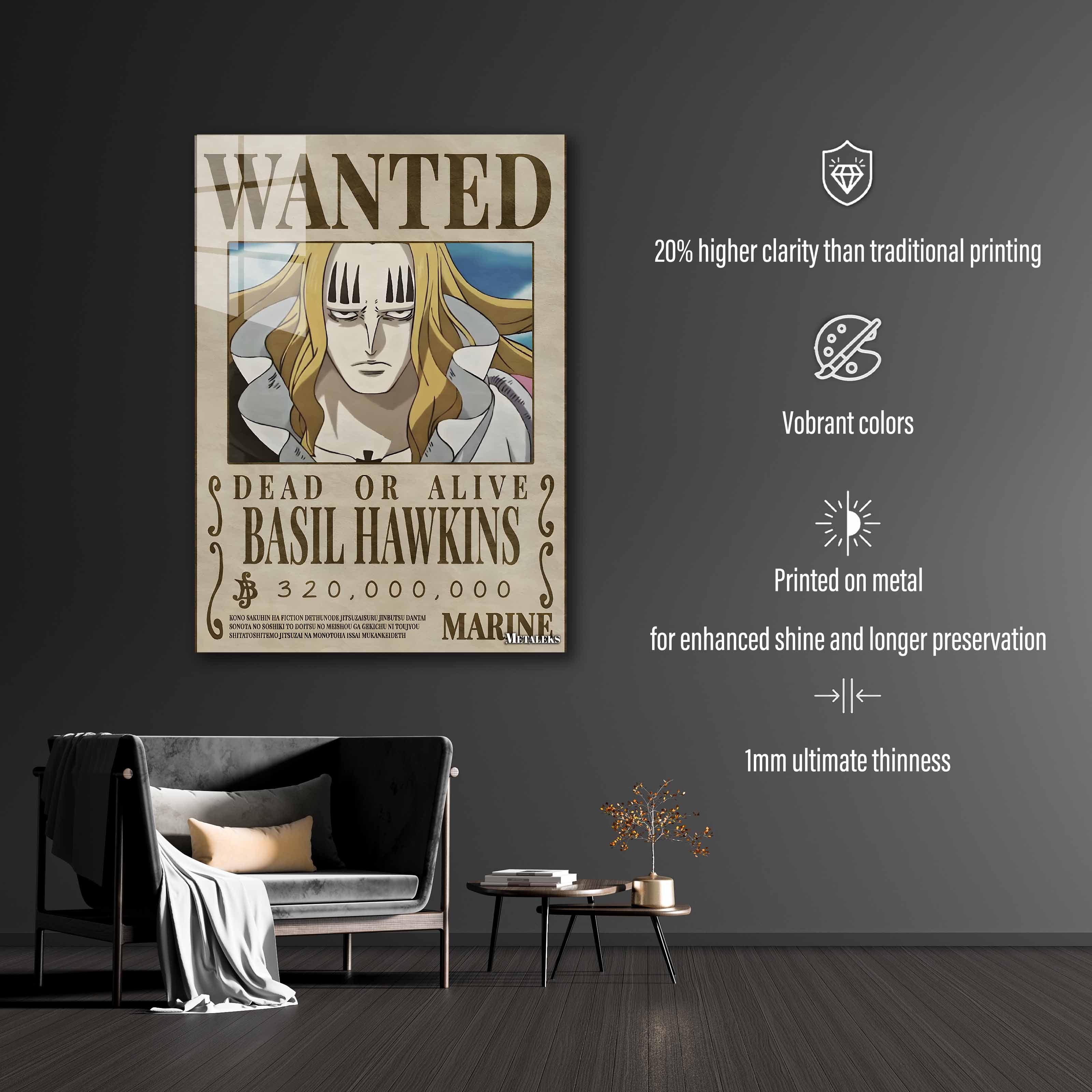 Wanted Basil Hawkins