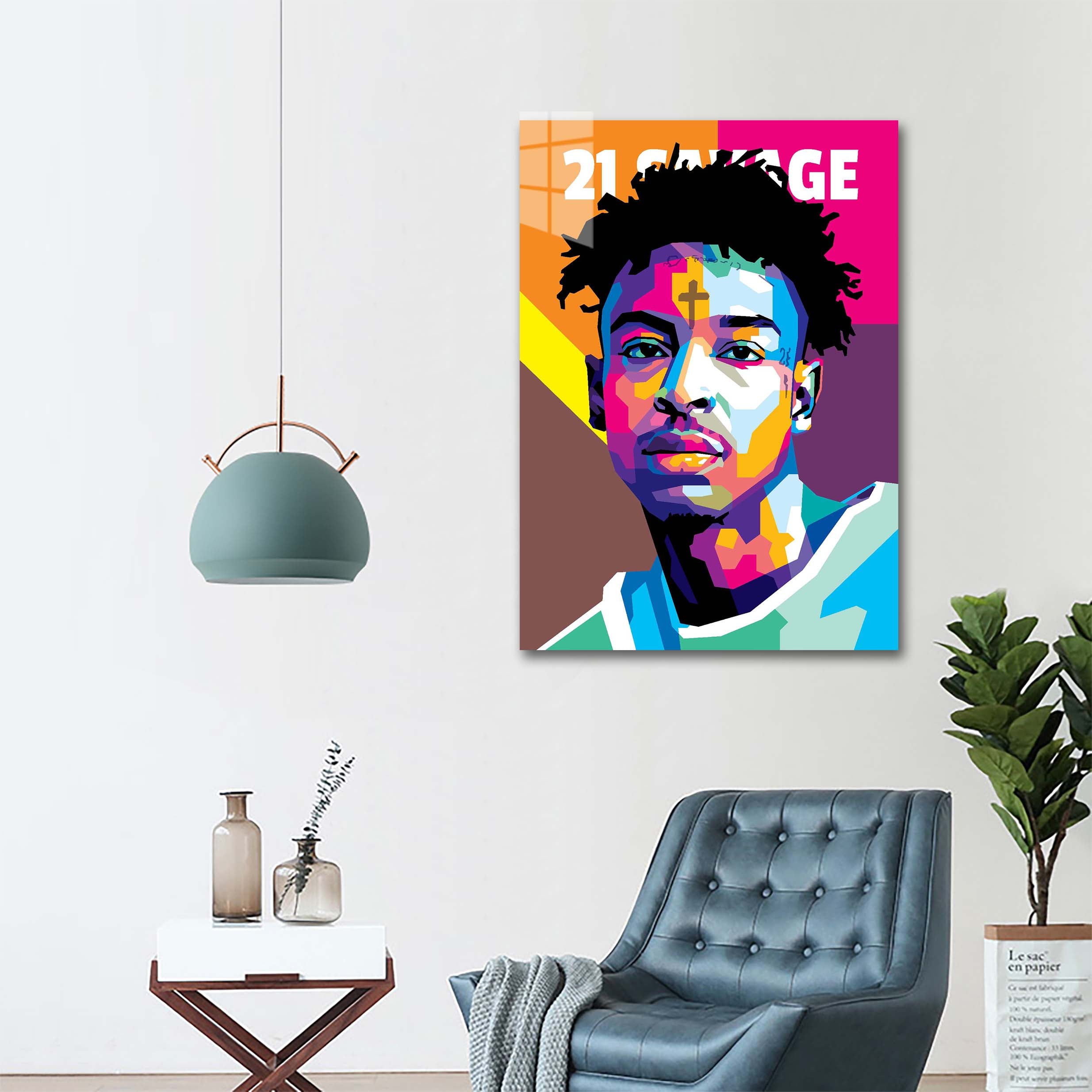 21 Savage in WPAP Style-designed by @V Styler