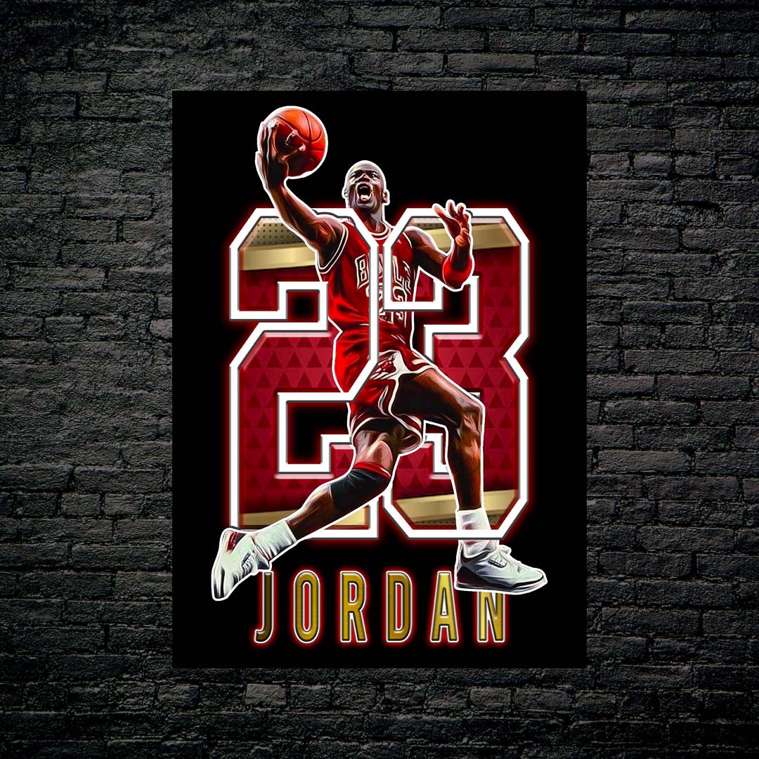 23 Jordan-designed by @My Kido Art