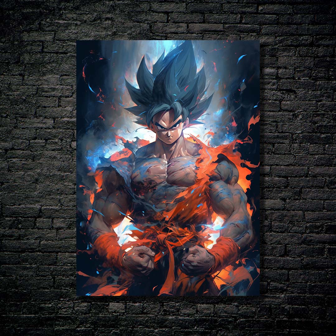 Goku Fighter-designed by @Ai_inkdreams