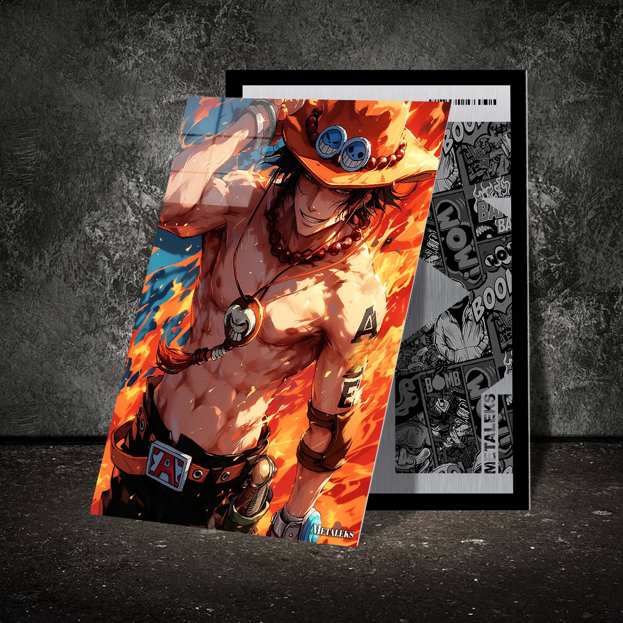 A0122 Ace - One Piece-designed by @Genio Art