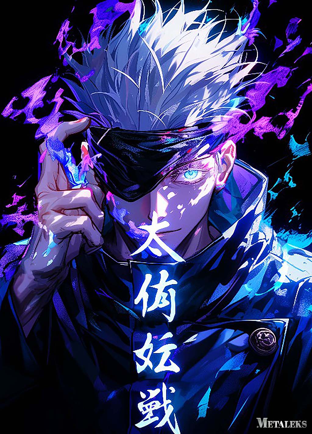 AE004 Gojo Satoru Neon Effect ~ Jujutsu Kaisen