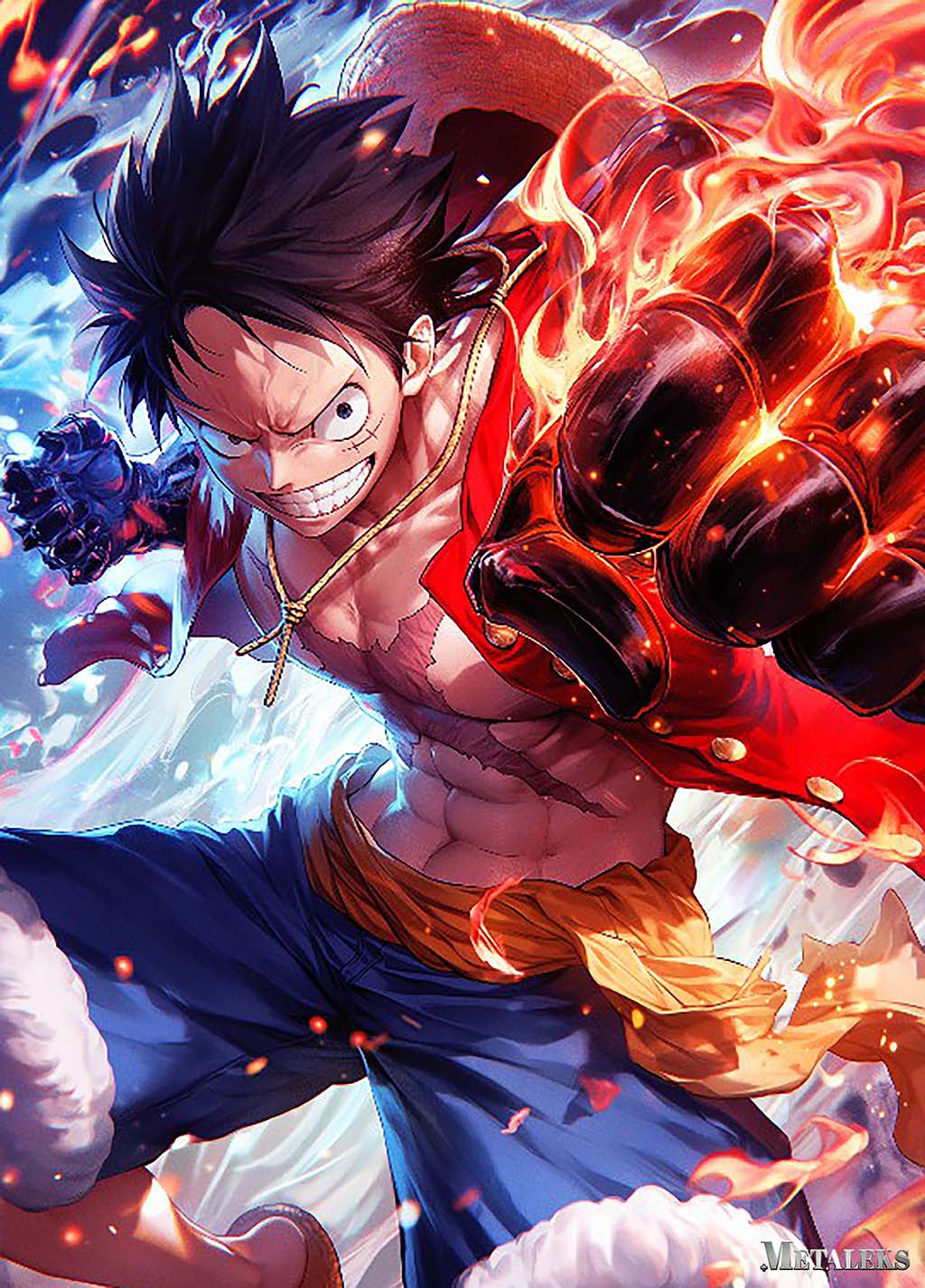 AE021 Monkay D Luffy Gear 4 ~ One Piece