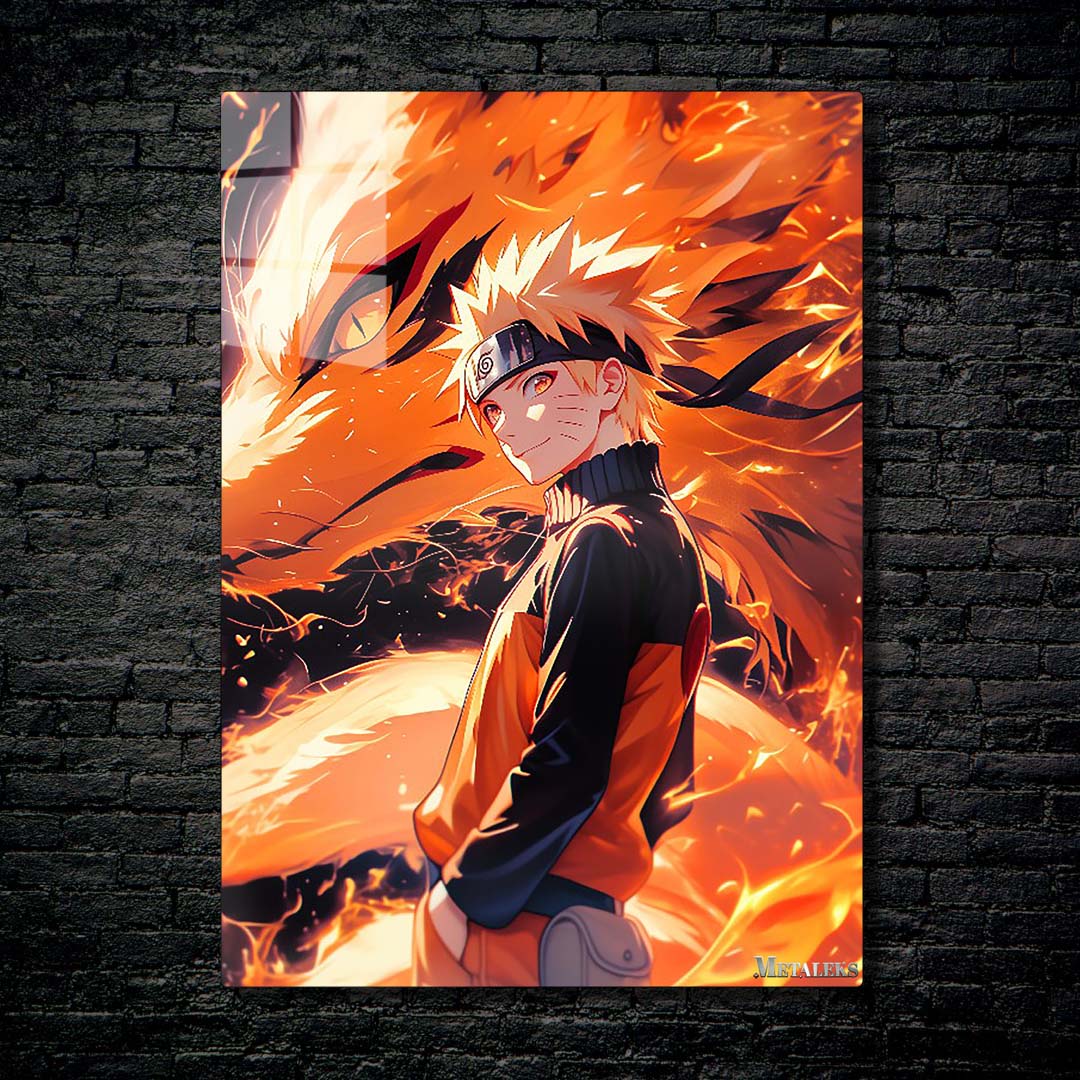 AE039 Naruto And Kurama ~ Anime Naruto