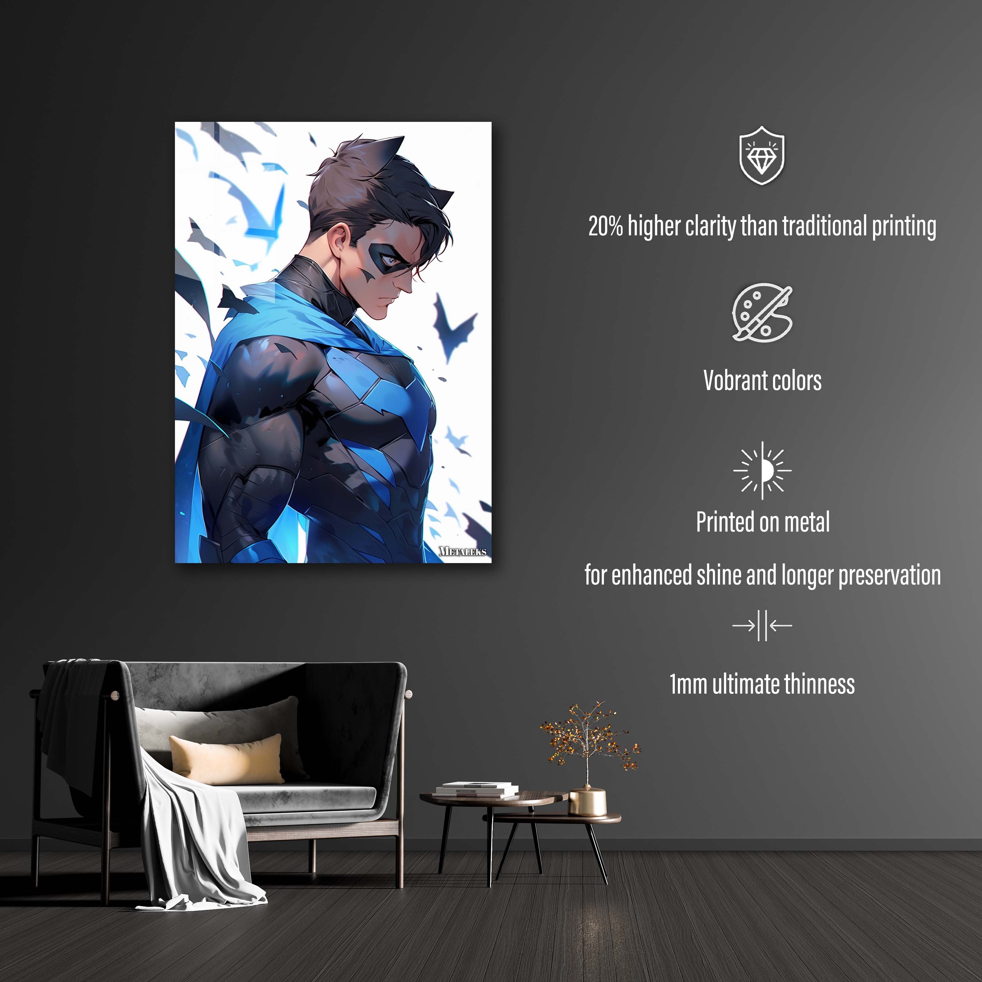 Acrobat's Ascent_ Nightwing's Aerial Acrobatics in Gotham-designed by @theanimecrossover