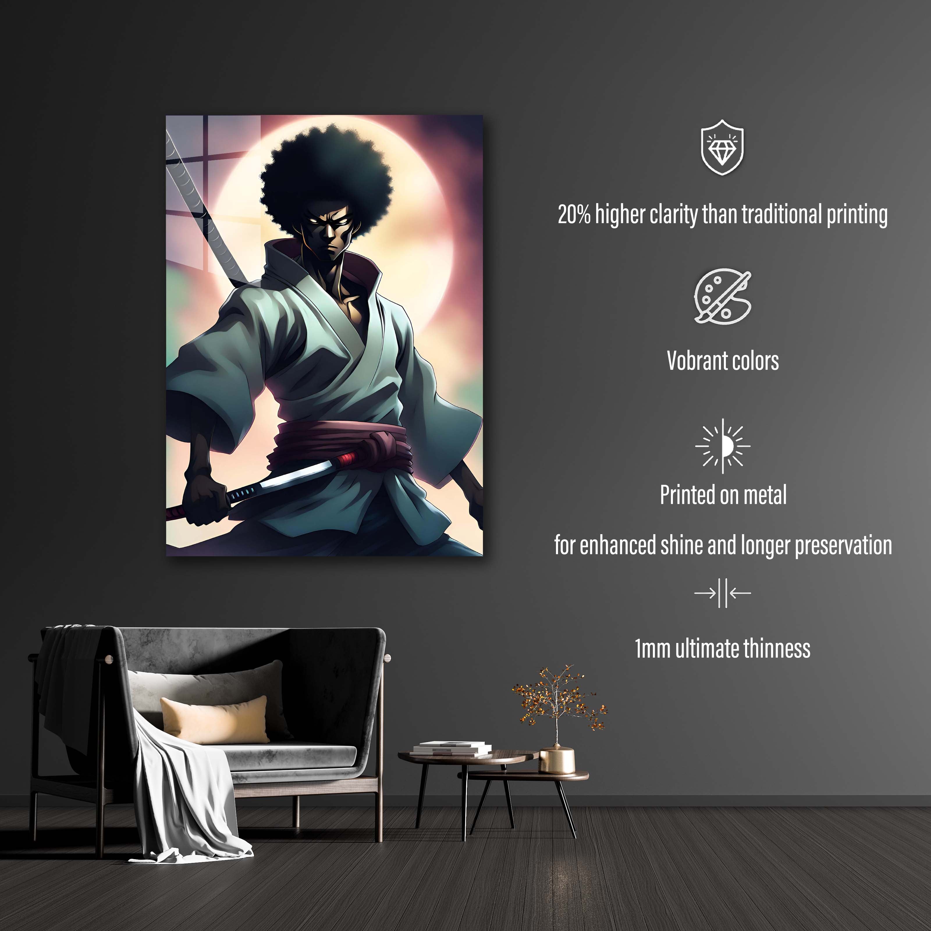 Afro Samurai Art-designed by @DynCreative
