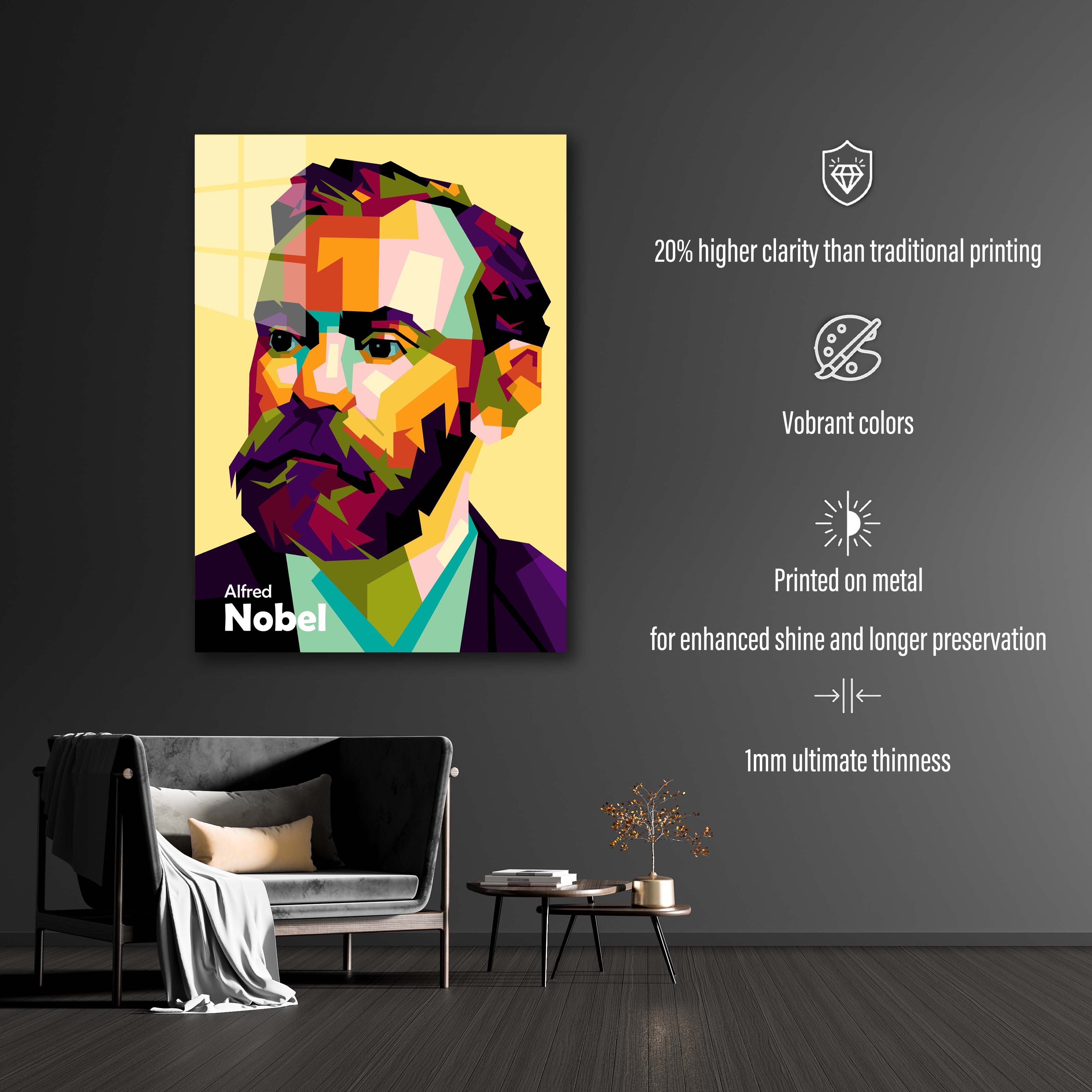 Alfred Nobel in fantastic wpap trending art-designed by @Amirudin kosong enam