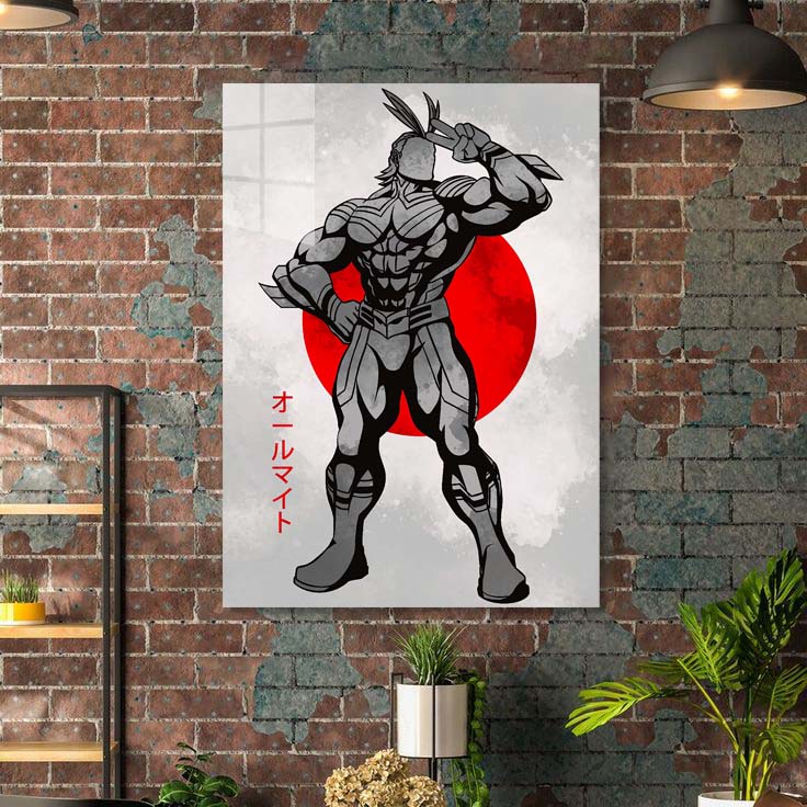 All Might Japanese-designed by @My Kido Art