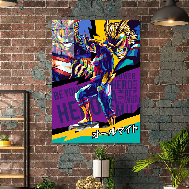 All Might Quote-designed by @Shichiro Ken