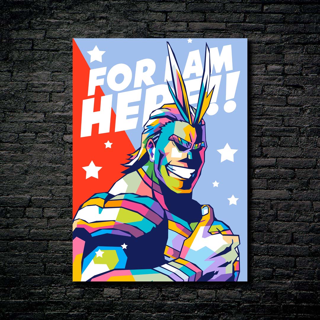 All Might in WPAP -designed by @V Styler
