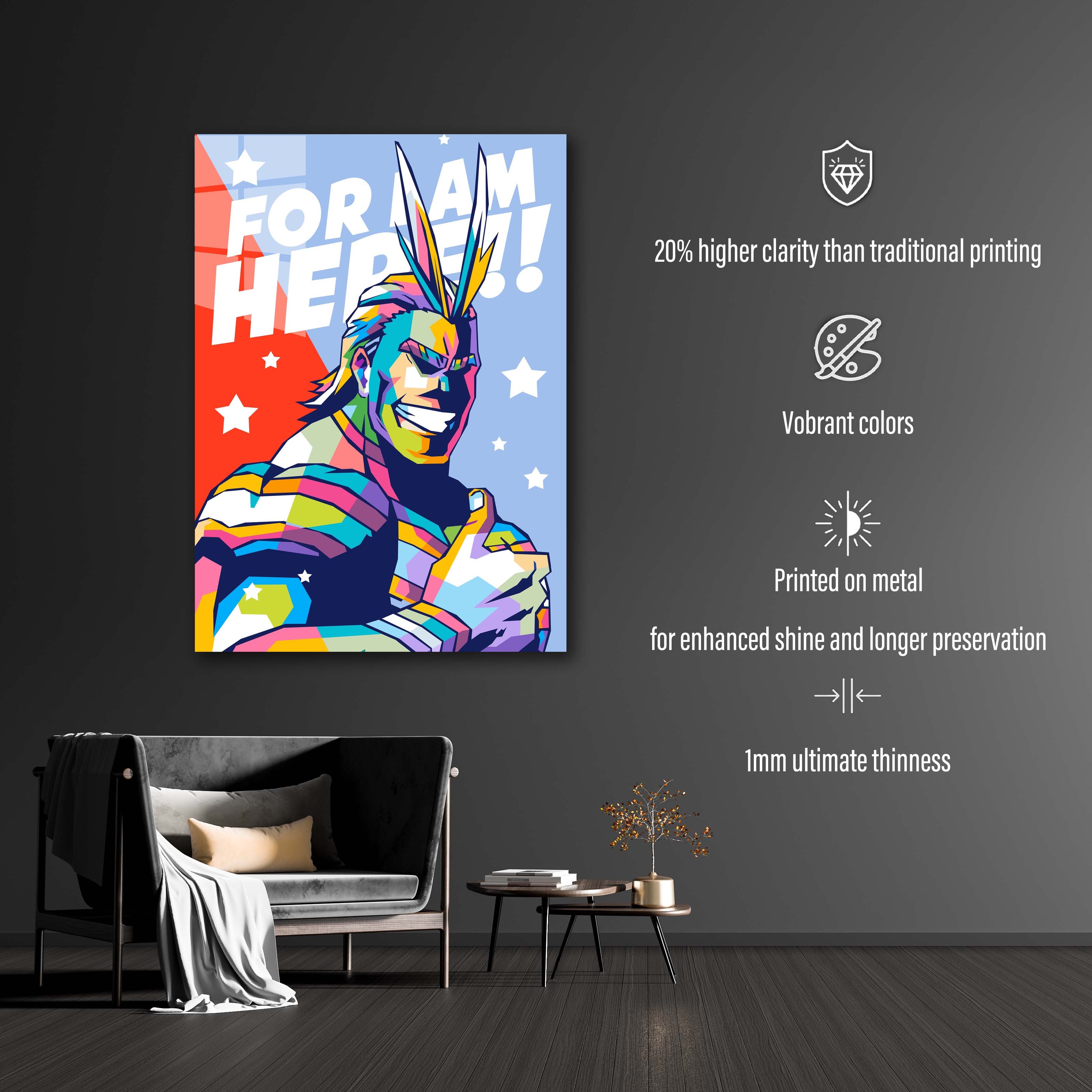 All Might in WPAP -designed by @V Styler
