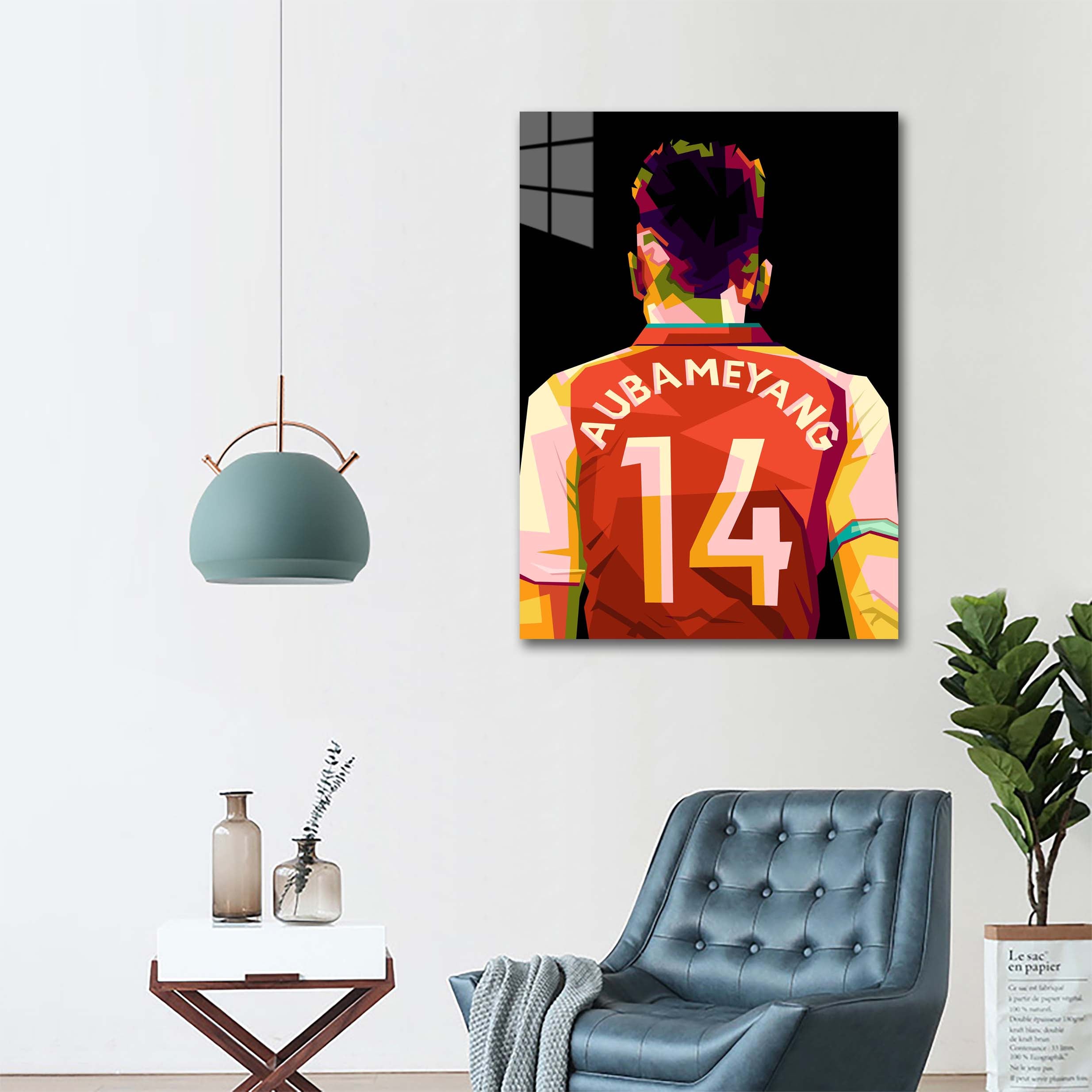 Amazing Football Aubameyang in best seller pop art-designed by @Amirudin kosong enam