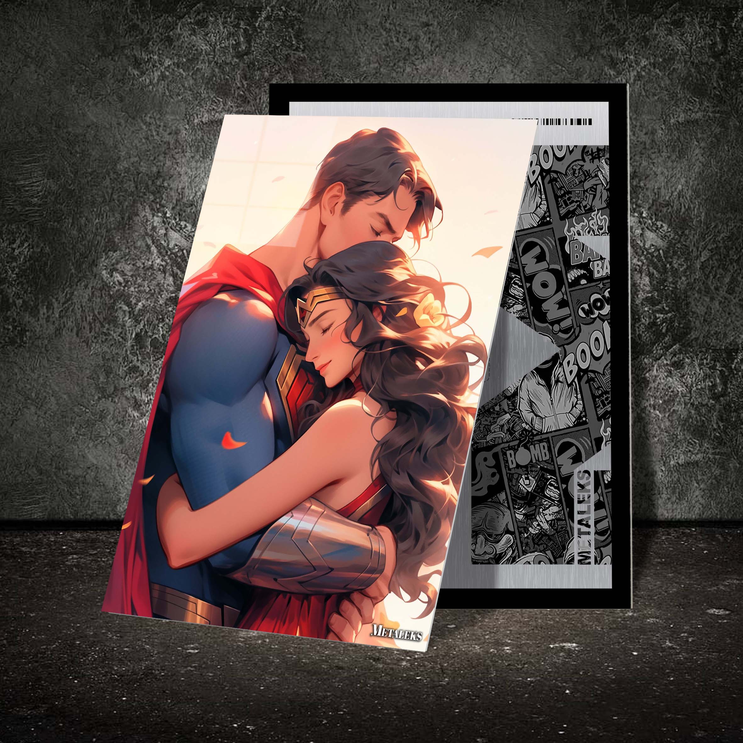Amazonian and Kryptonian_ Superman and Wonder Woman's Dual Destiny-designed by @theanimecrossover