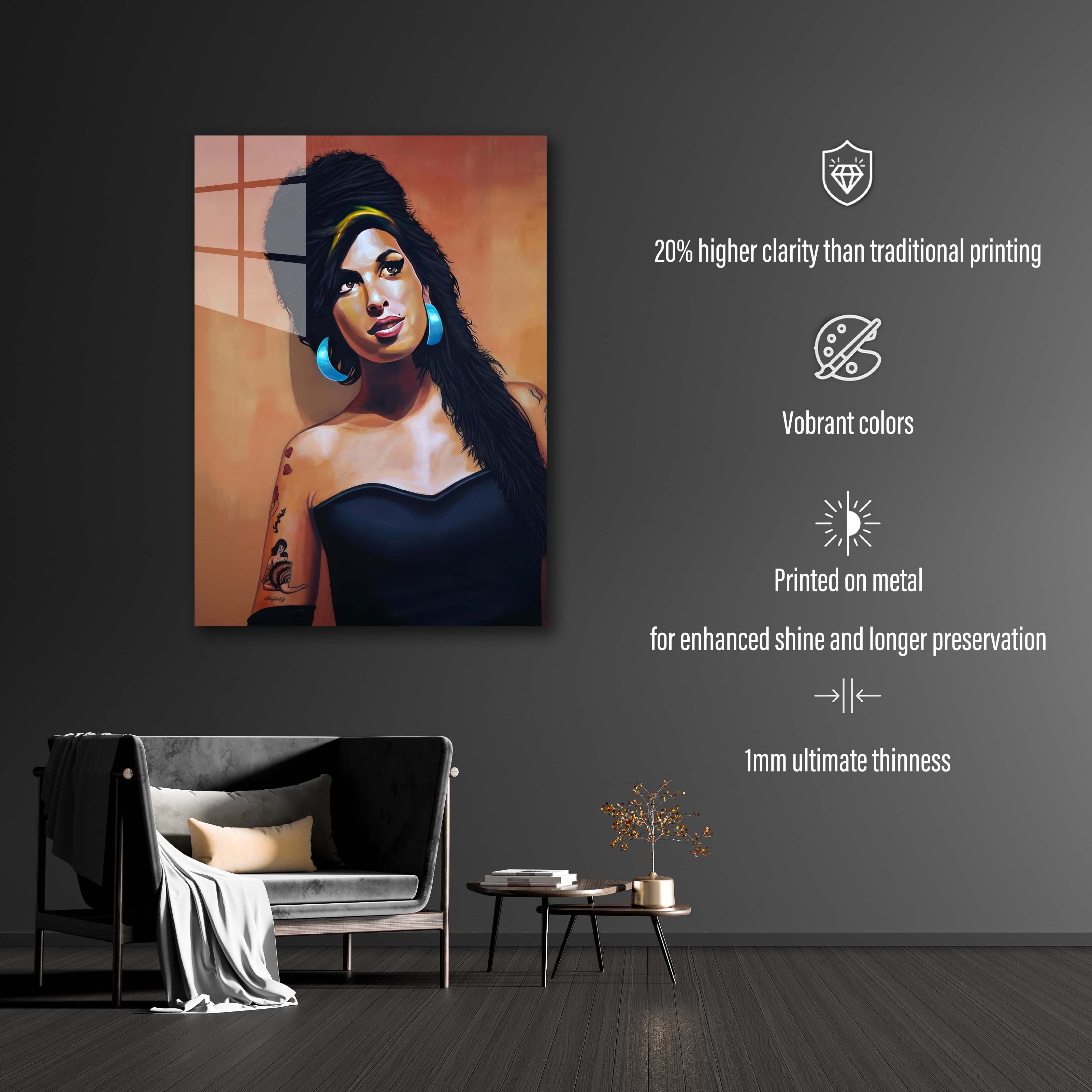 Amy Winehouse-designed by @Vinahayum