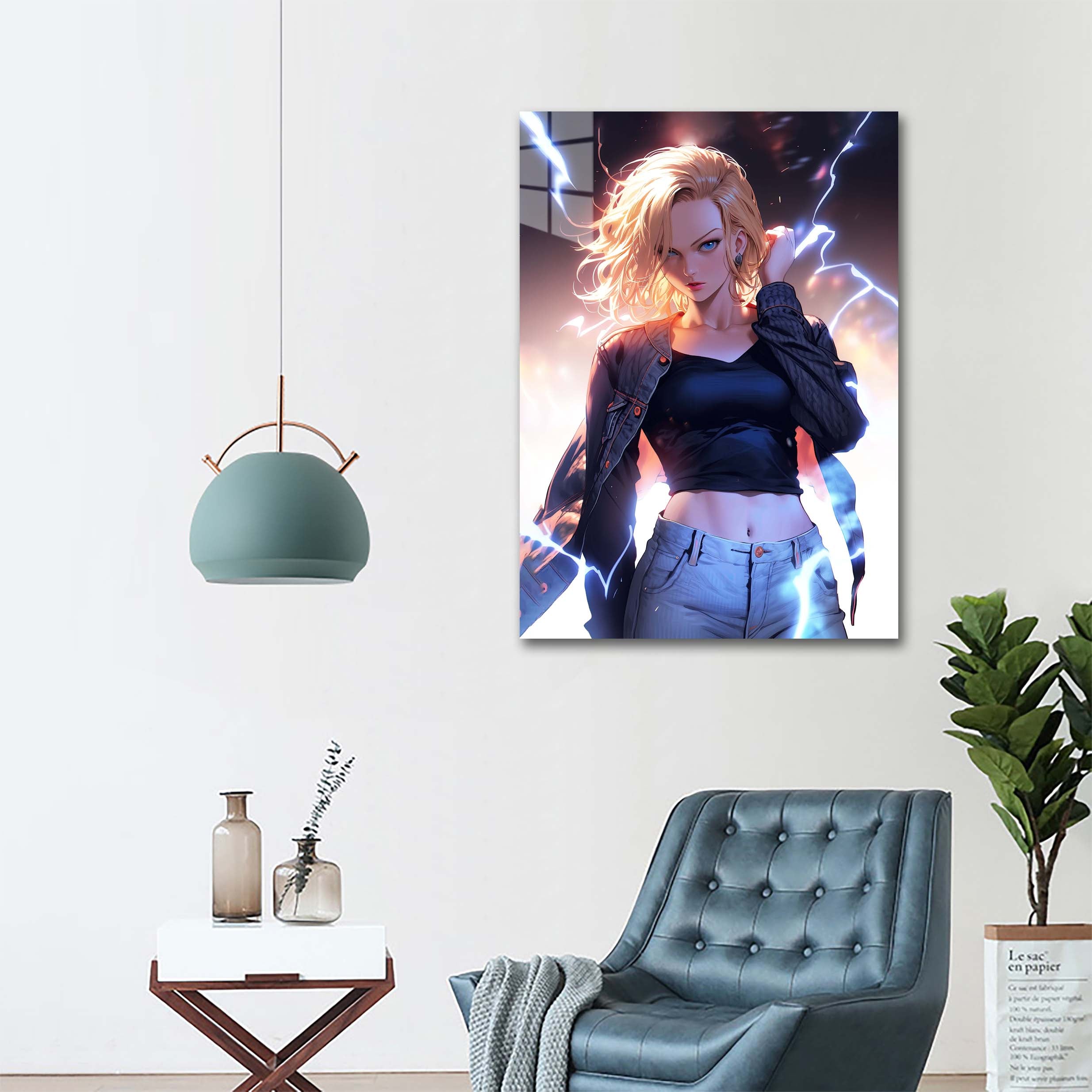 Android 18-designed by @Super Anima