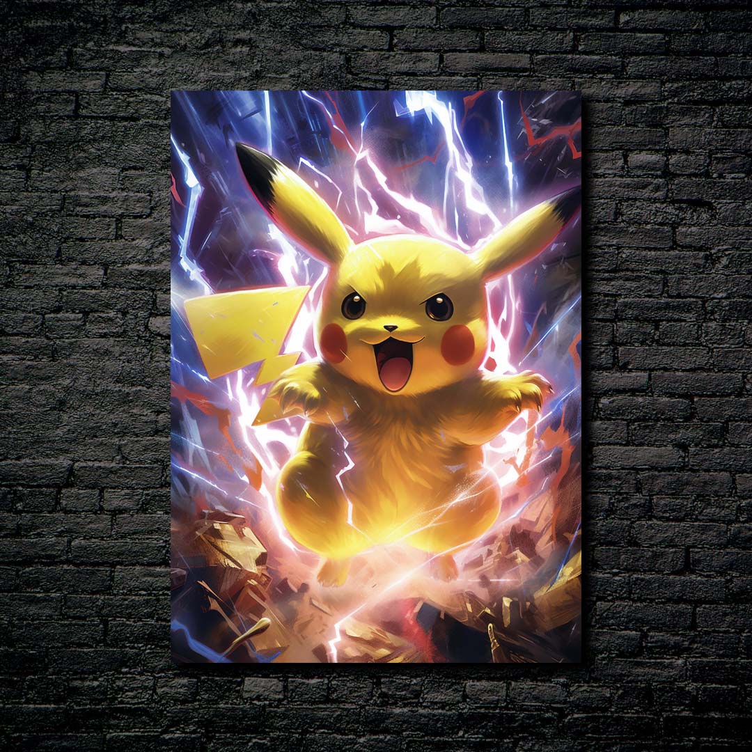 Angry Pikachu-designed by @LudovicCreator