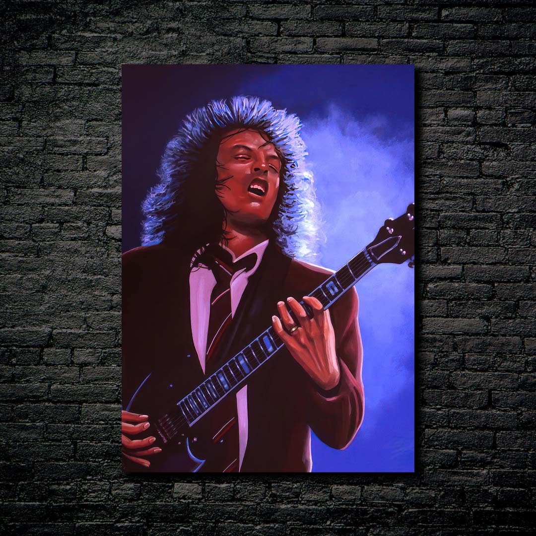 Angus Young of ACDC-designed by @Vinahayum