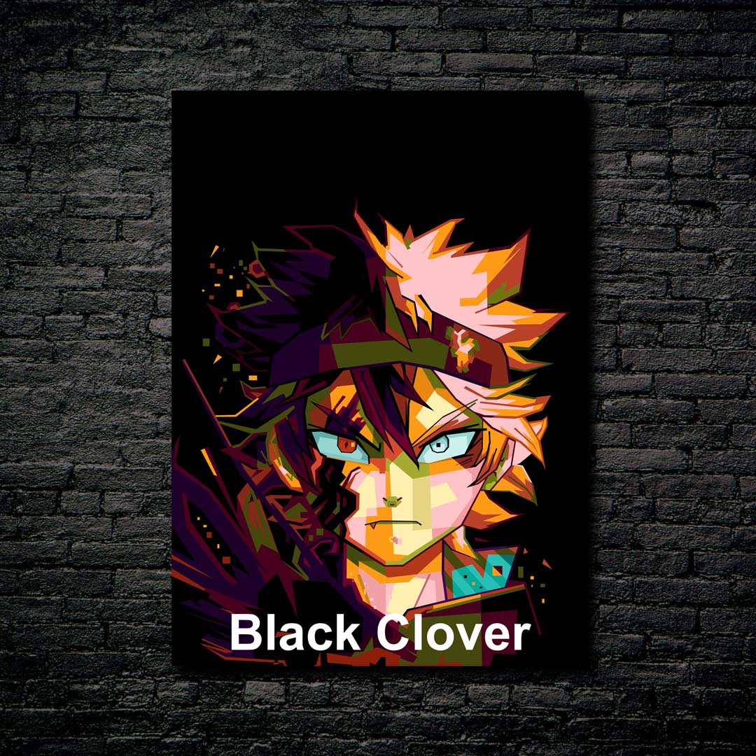 Anime Black clover in wpap art-designed by @Amirudin kosong enam