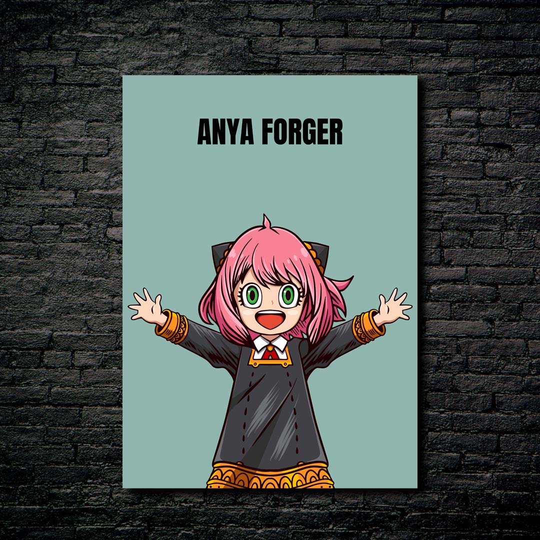 Anya Forger Spy X Family-designed by @adamkhabibi