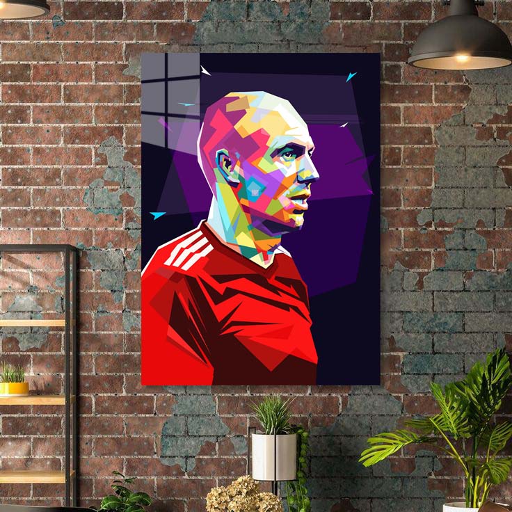 Arjen Robben wpap pop art style-designed by @KAVIE