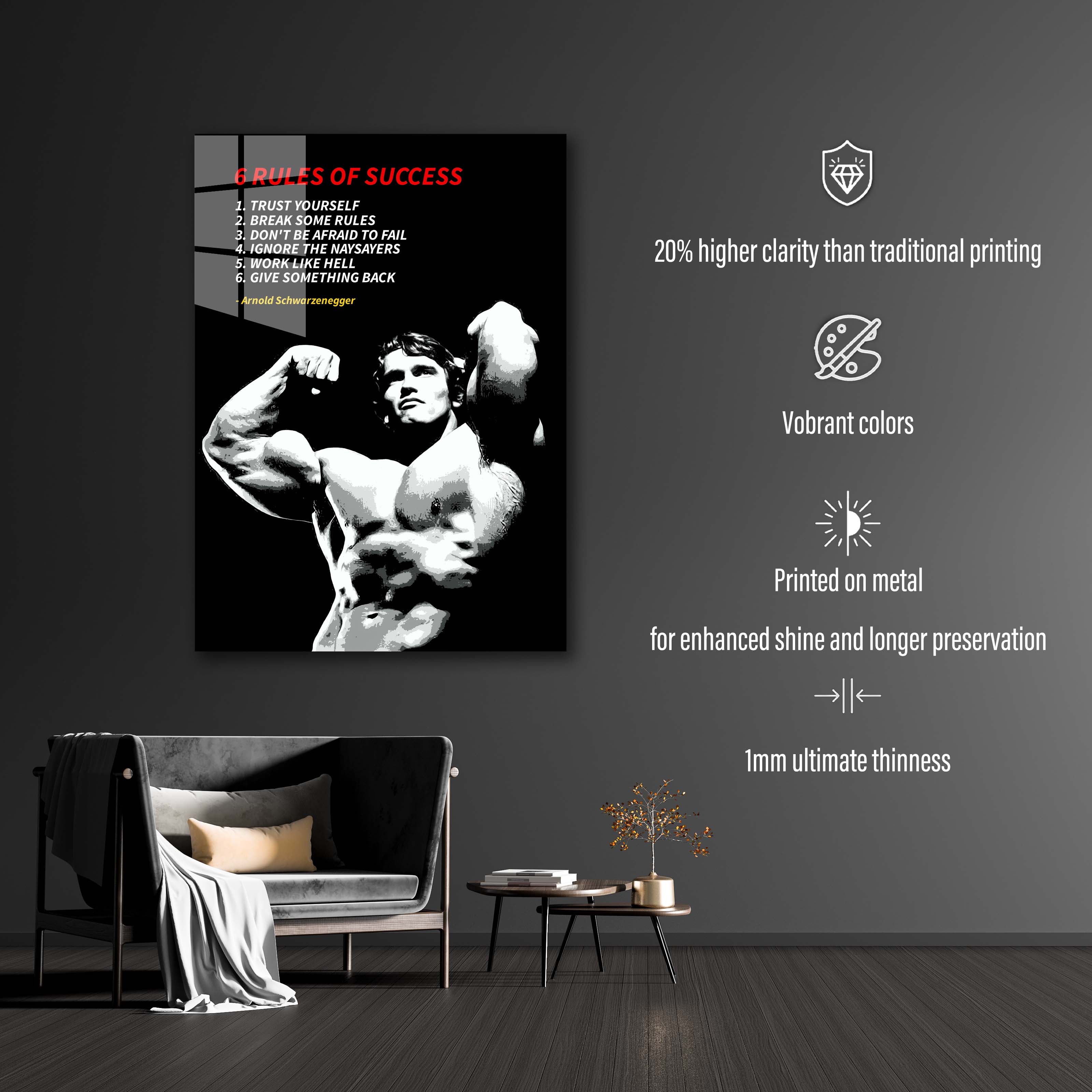 Arnold Schwarzenegger quotes -designed by @Dayo Art